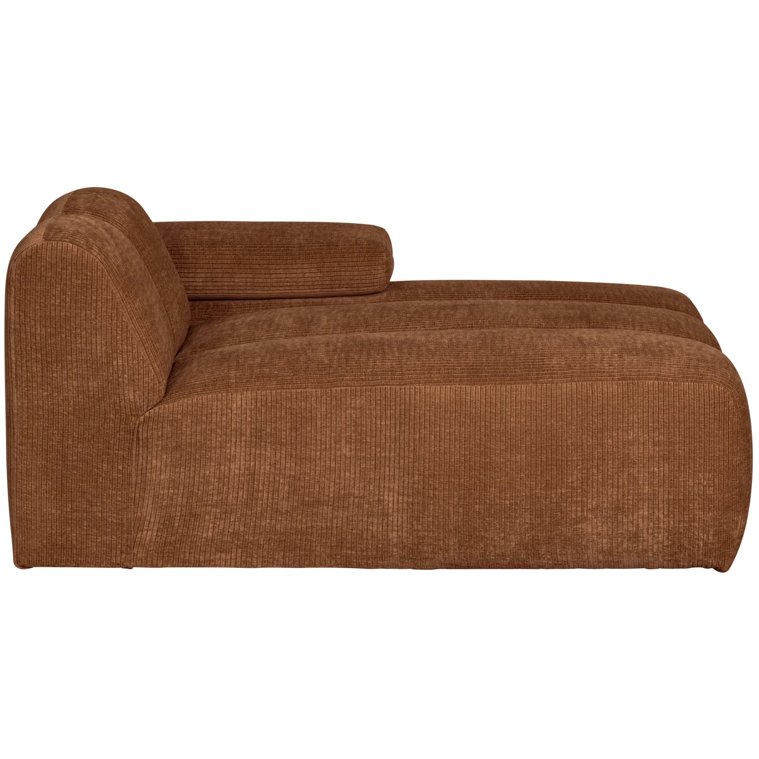 Sofa modułowa MOJO - szezlong prawostronny rdzawy brązowy sztruks - Image 10