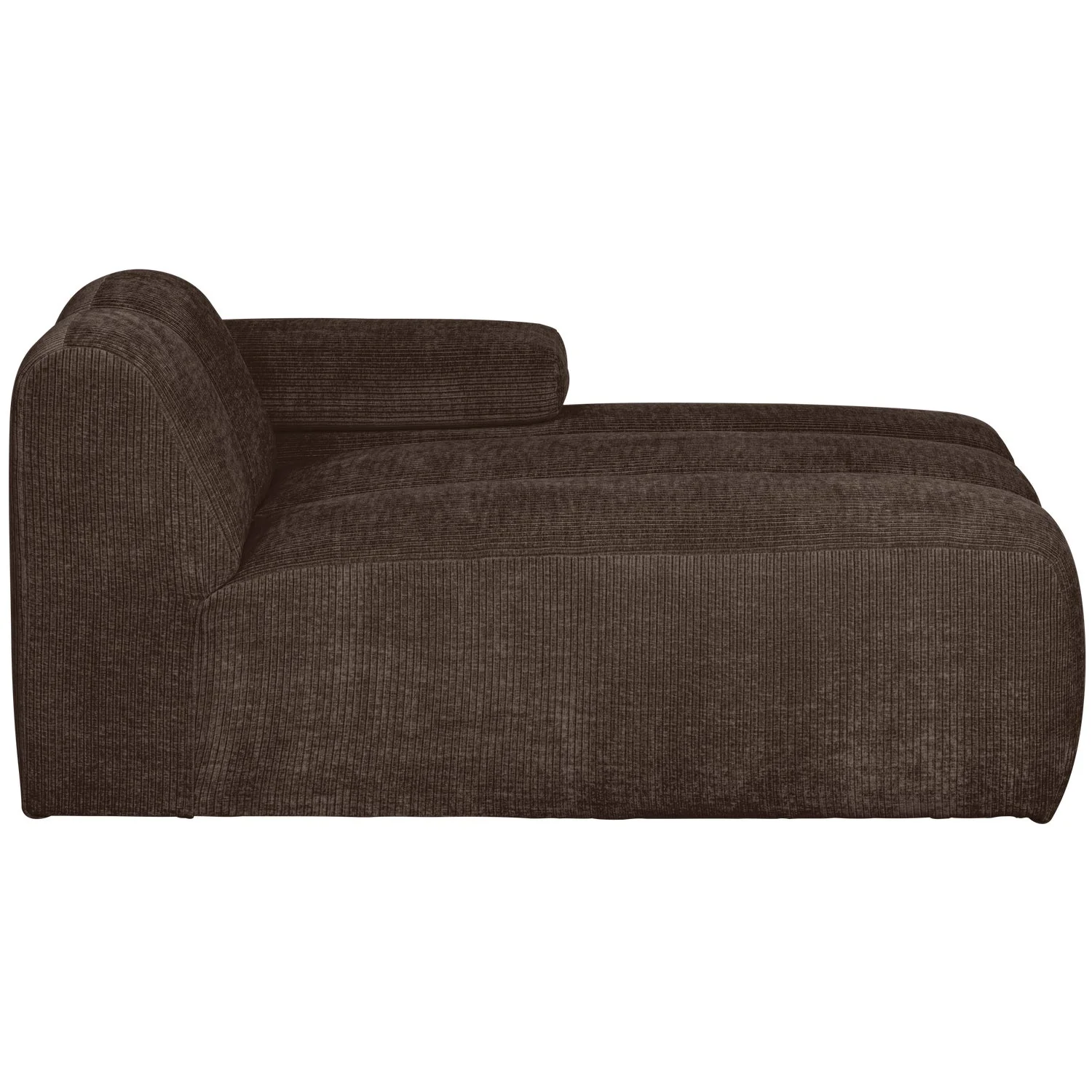 Sofa modułowa MOJO - szezlong prawostronny ciemnobrązowy sztruks - Image 10