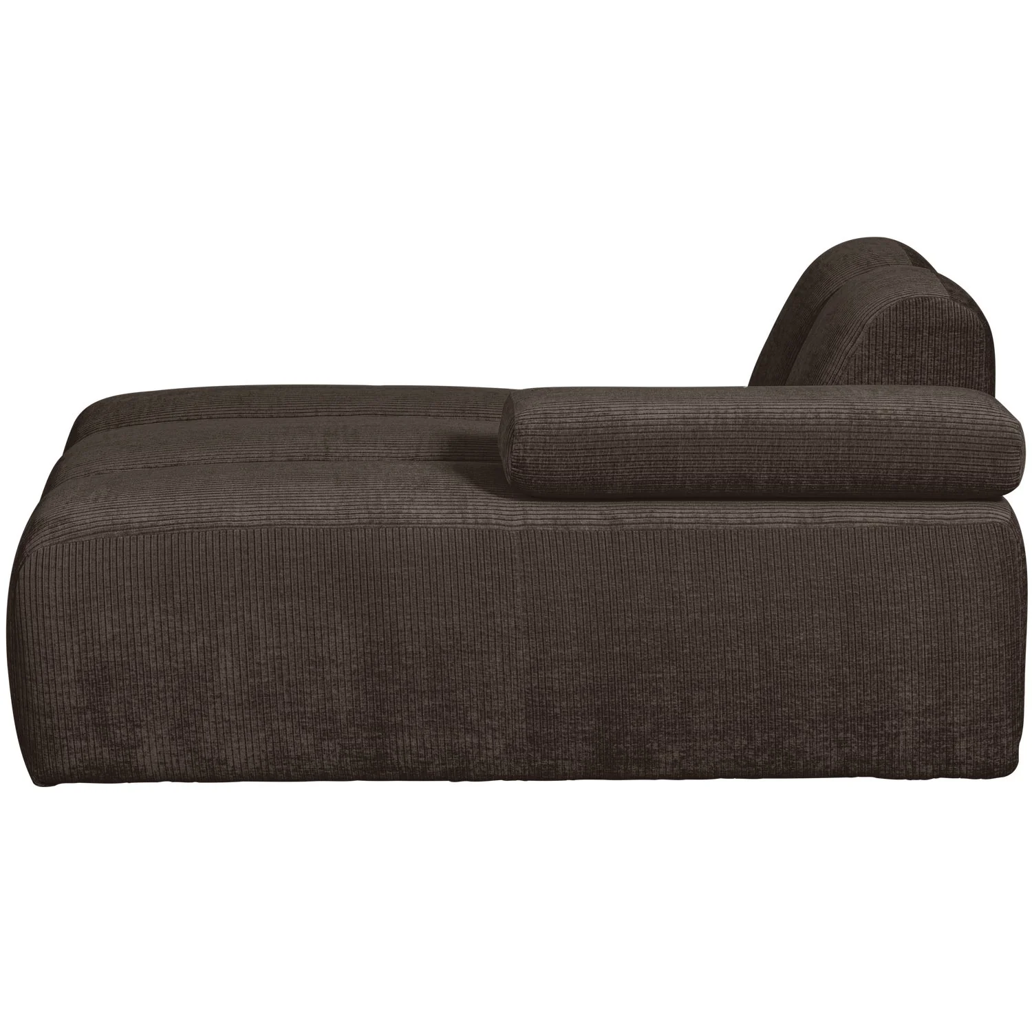 Sofa modułowa MOJO - szezlong prawostronny ciemnobrązowy sztruks - Image 9