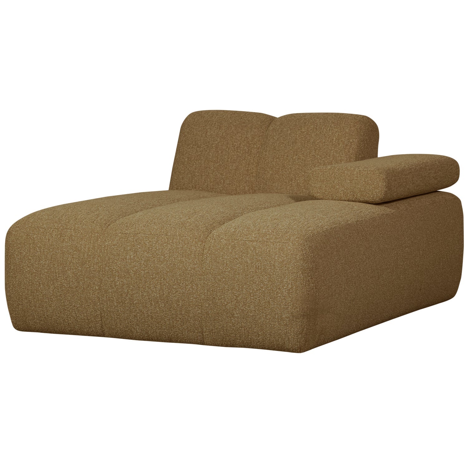 Sofa modułowa MOJO - szezlong prawostronny ciemny miodowy bouclé - Image 8