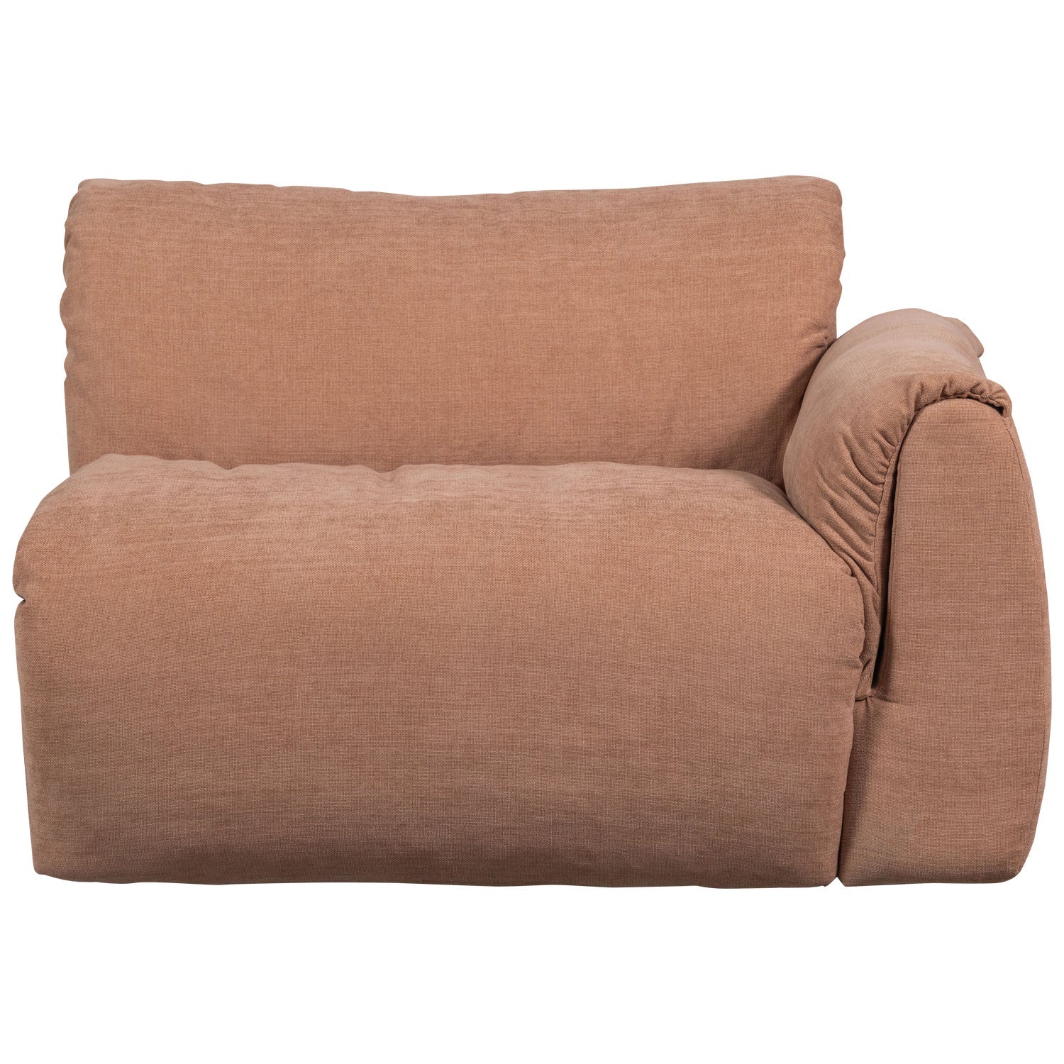 Sofa modułowa BAGGY - element prawostronny różowy - Image 4