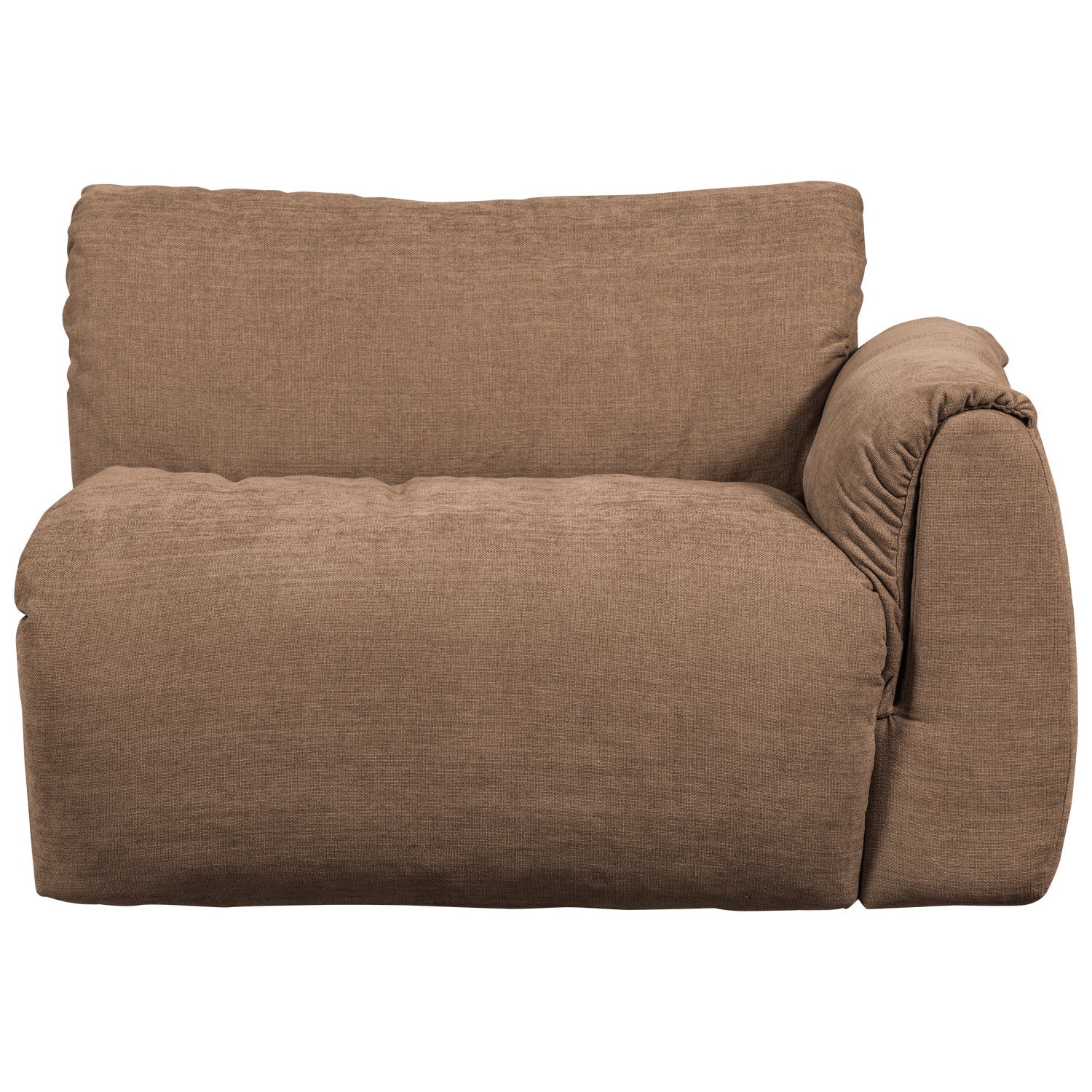Sofa modułowa BAGGY - element prawostronny brązowy - Image 3