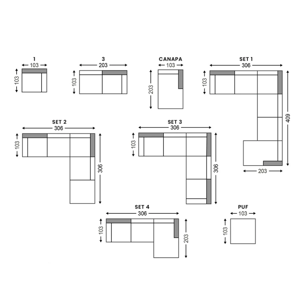 Sofa modułowa STUDY personalizowana - Image 4