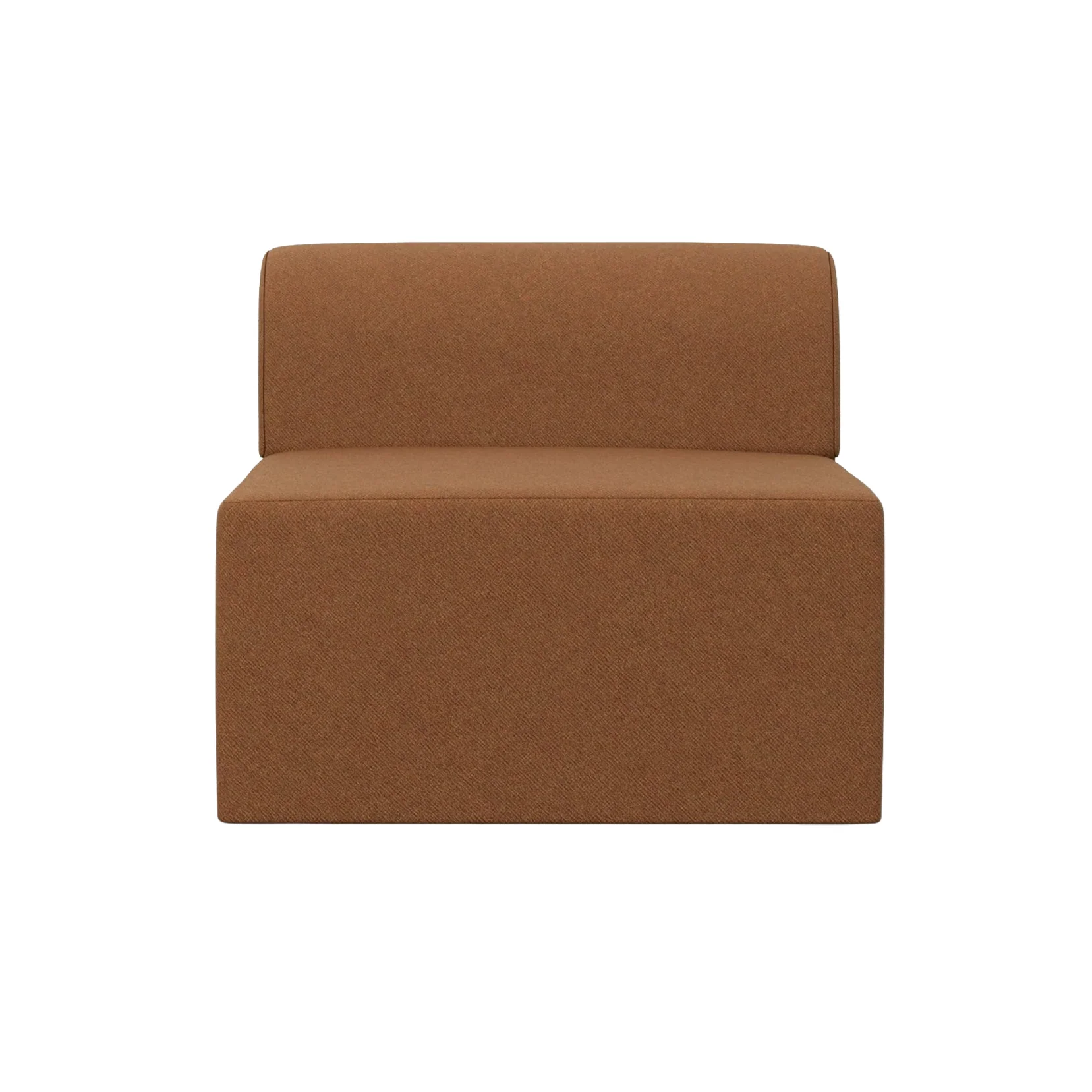Sofa modulowa TORI - moduł środkowy rdzawy