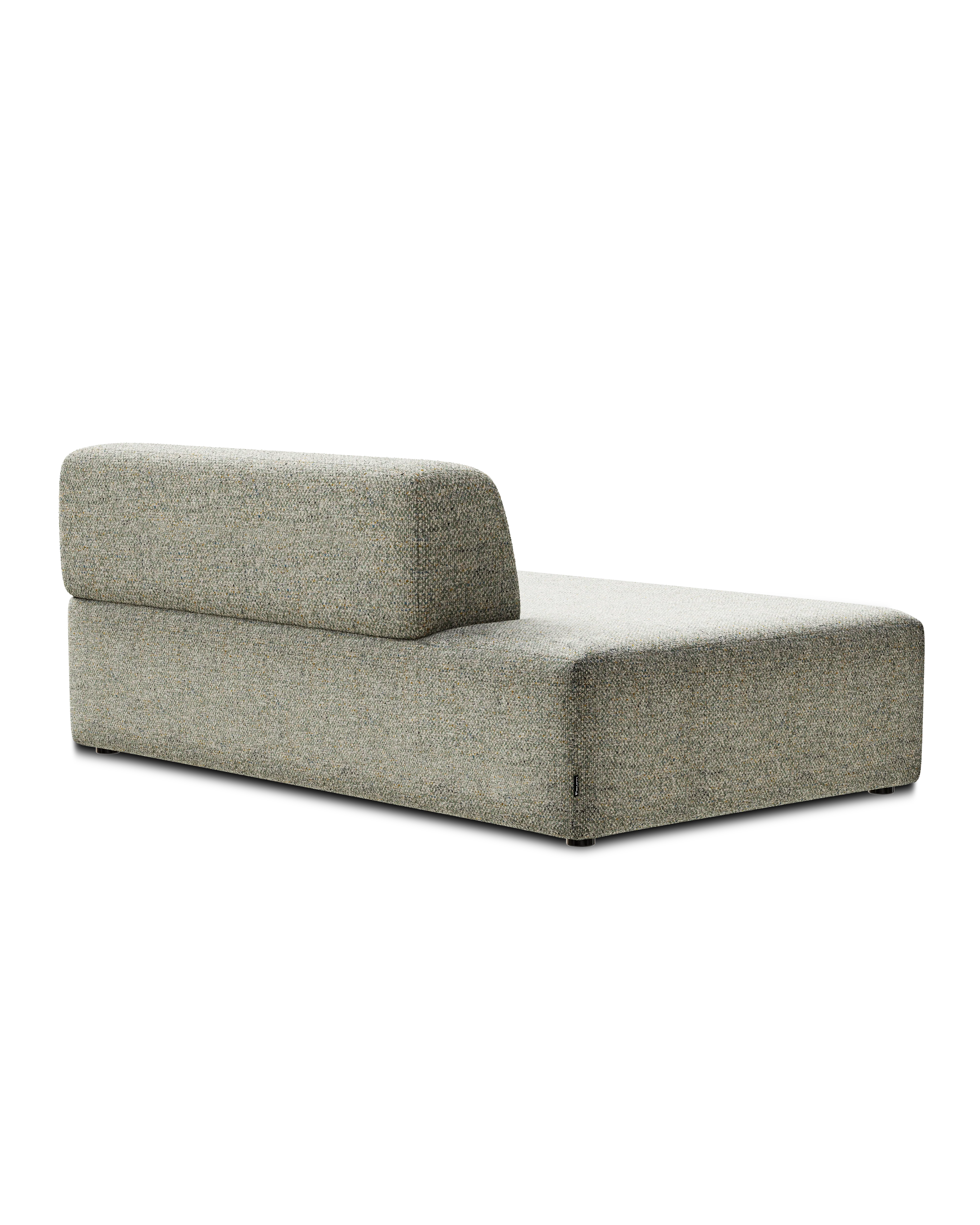 Sofa modułowa UMI - element otwarty prawostronny jasny zielony - Image 4