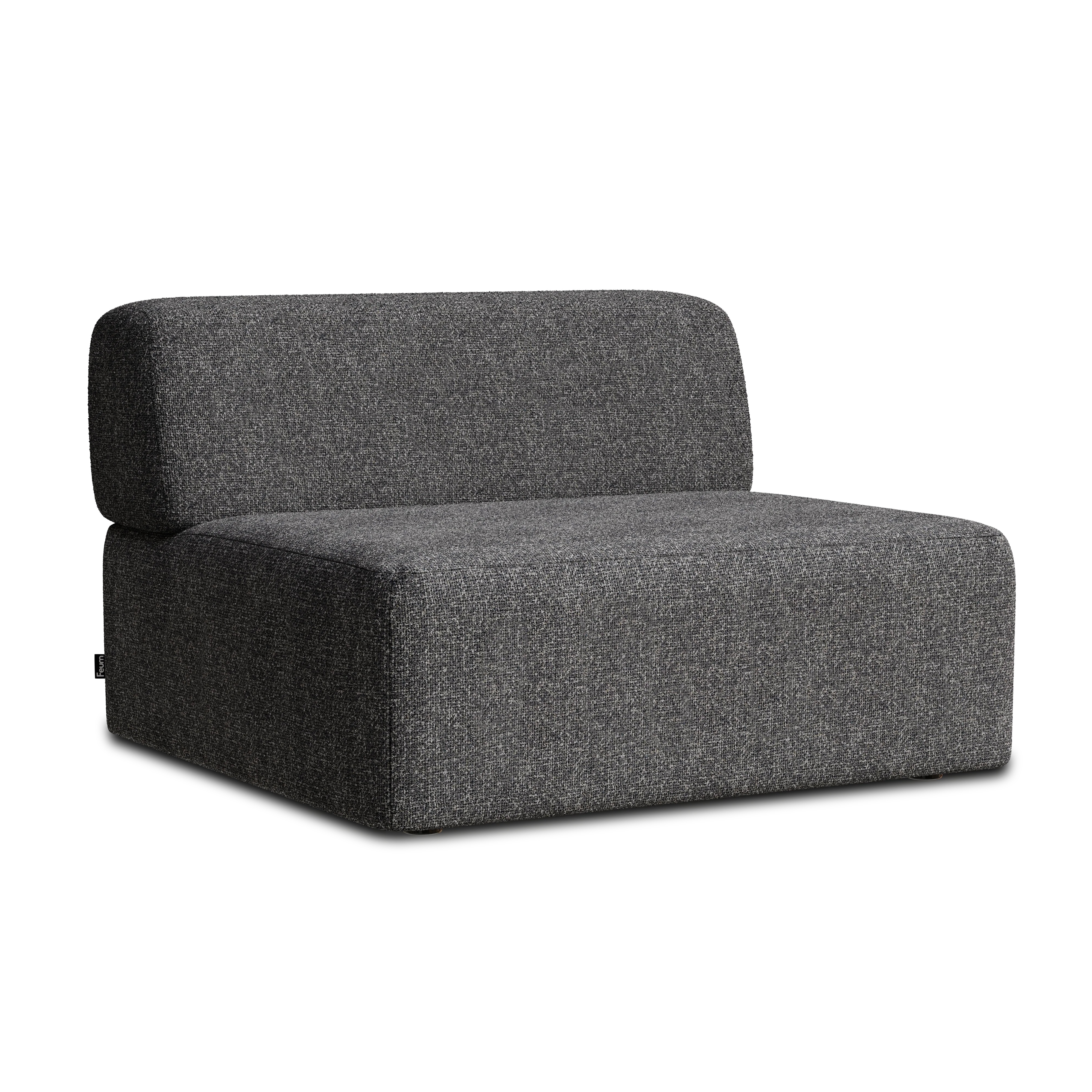 Sofa modułowa UMI - element środkowy kamienna czerń
