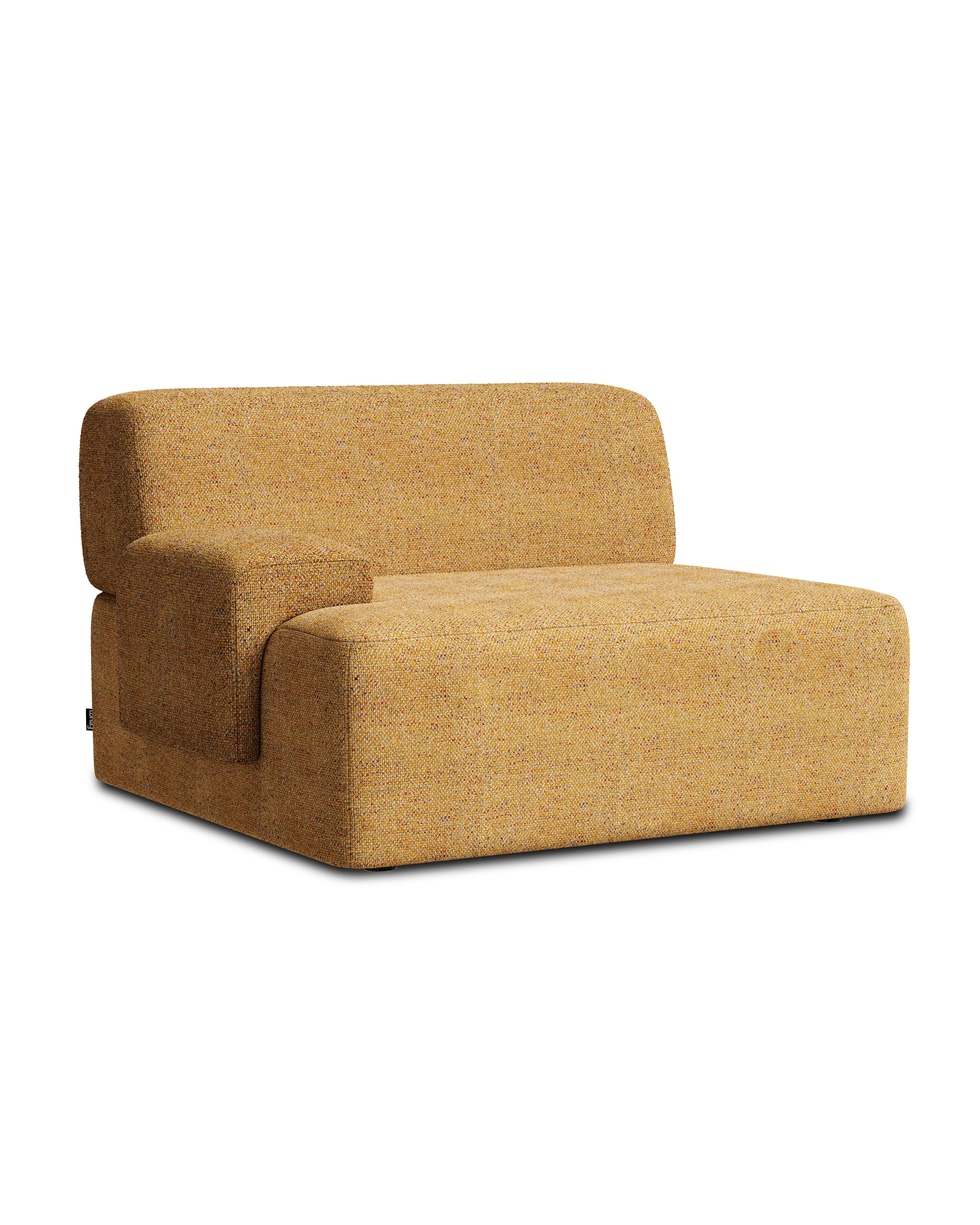 Sofa modułowa UMI - moduł lewostronny jesienny pomarańczowy - Image 3