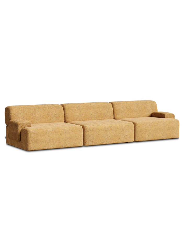 Sofa modułowa UMI - moduł środkowy jesienny pomarańczowy - Image 4
