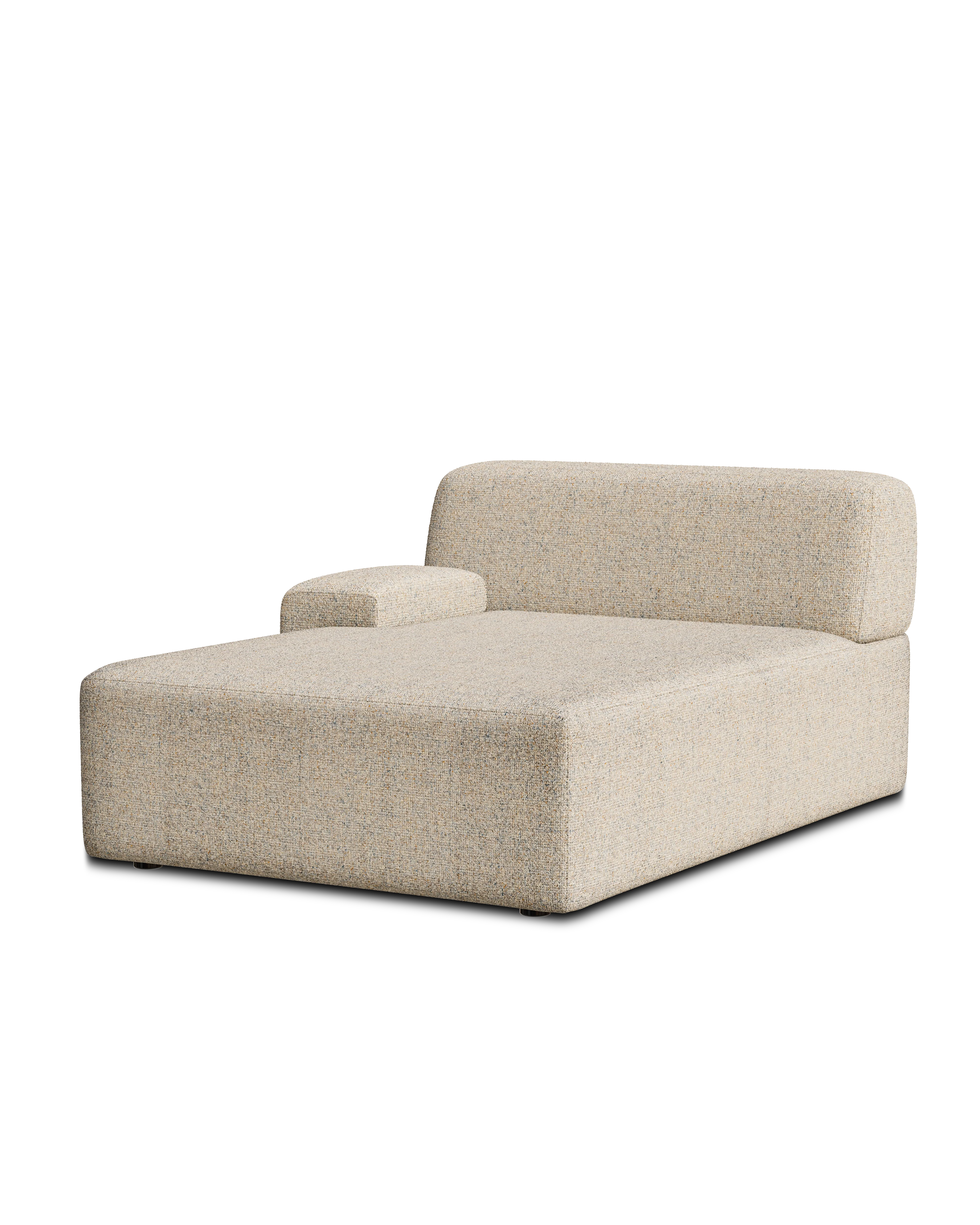 Sofa modułowa UMI - szezlong lewostronny beżowy - Image 3