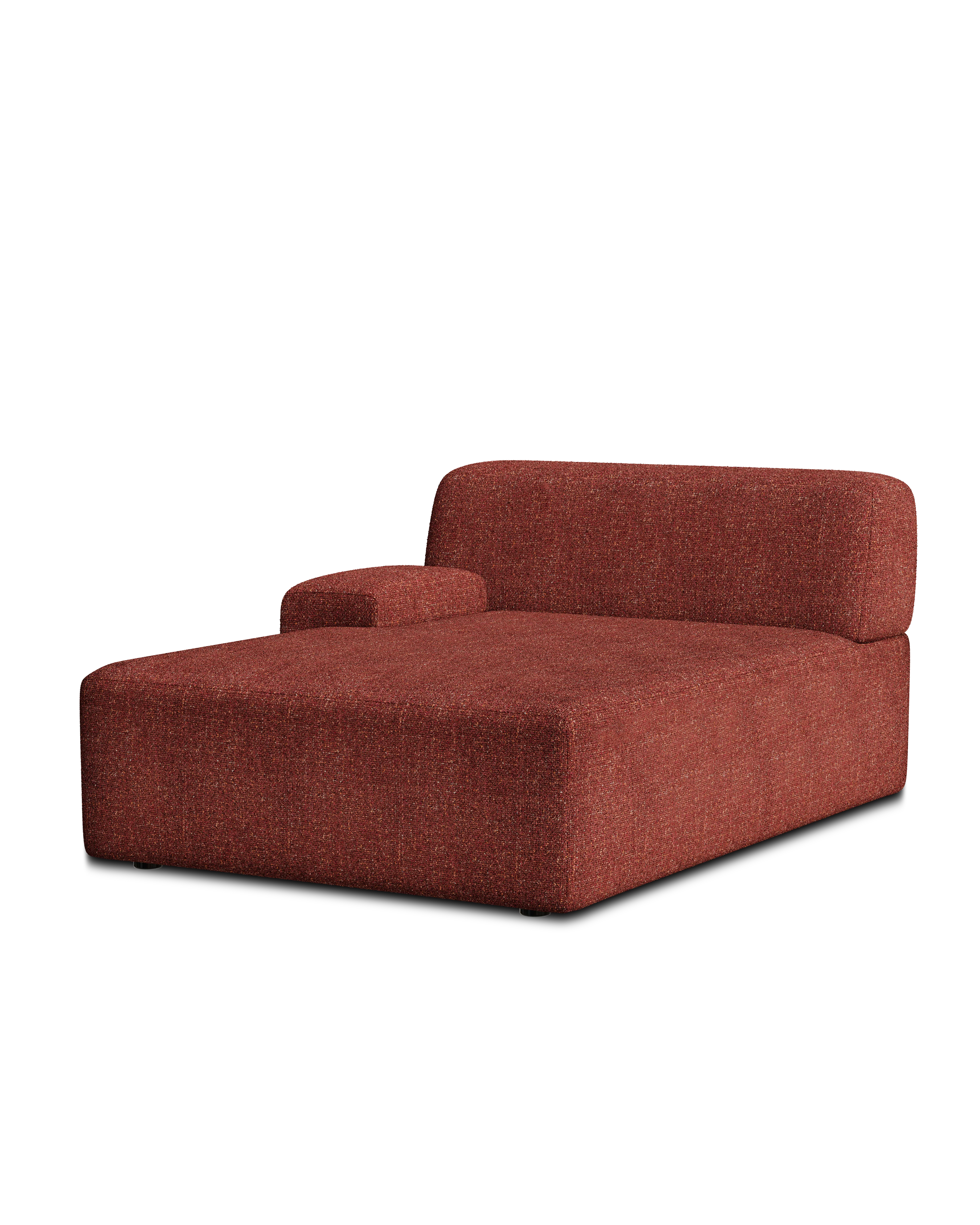 Sofa modułowa UMI - szezlong lewostronny kasztanowy czerwony - Image 3