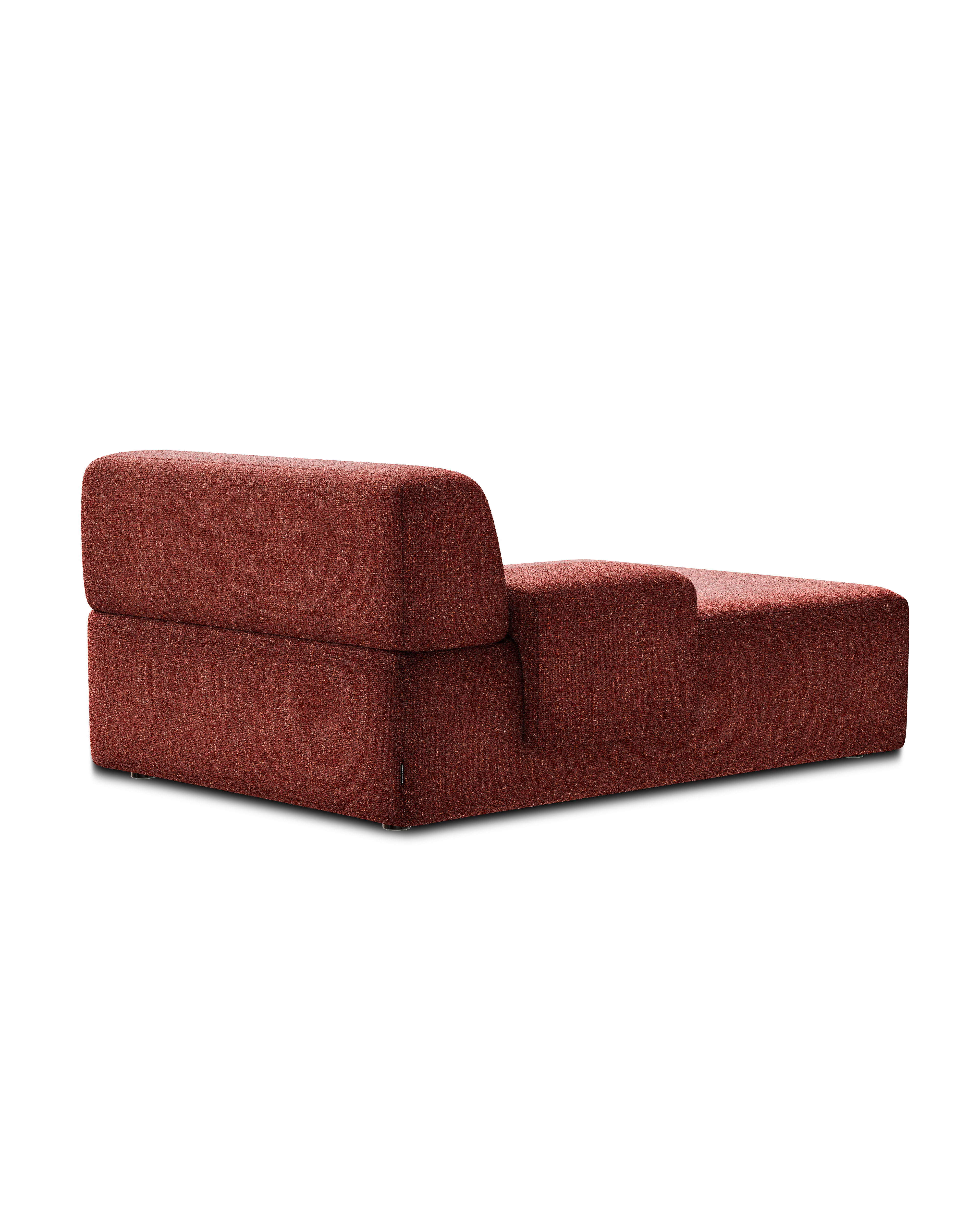 Sofa modułowa UMI - szezlong lewostronny kasztanowy czerwony - Image 5