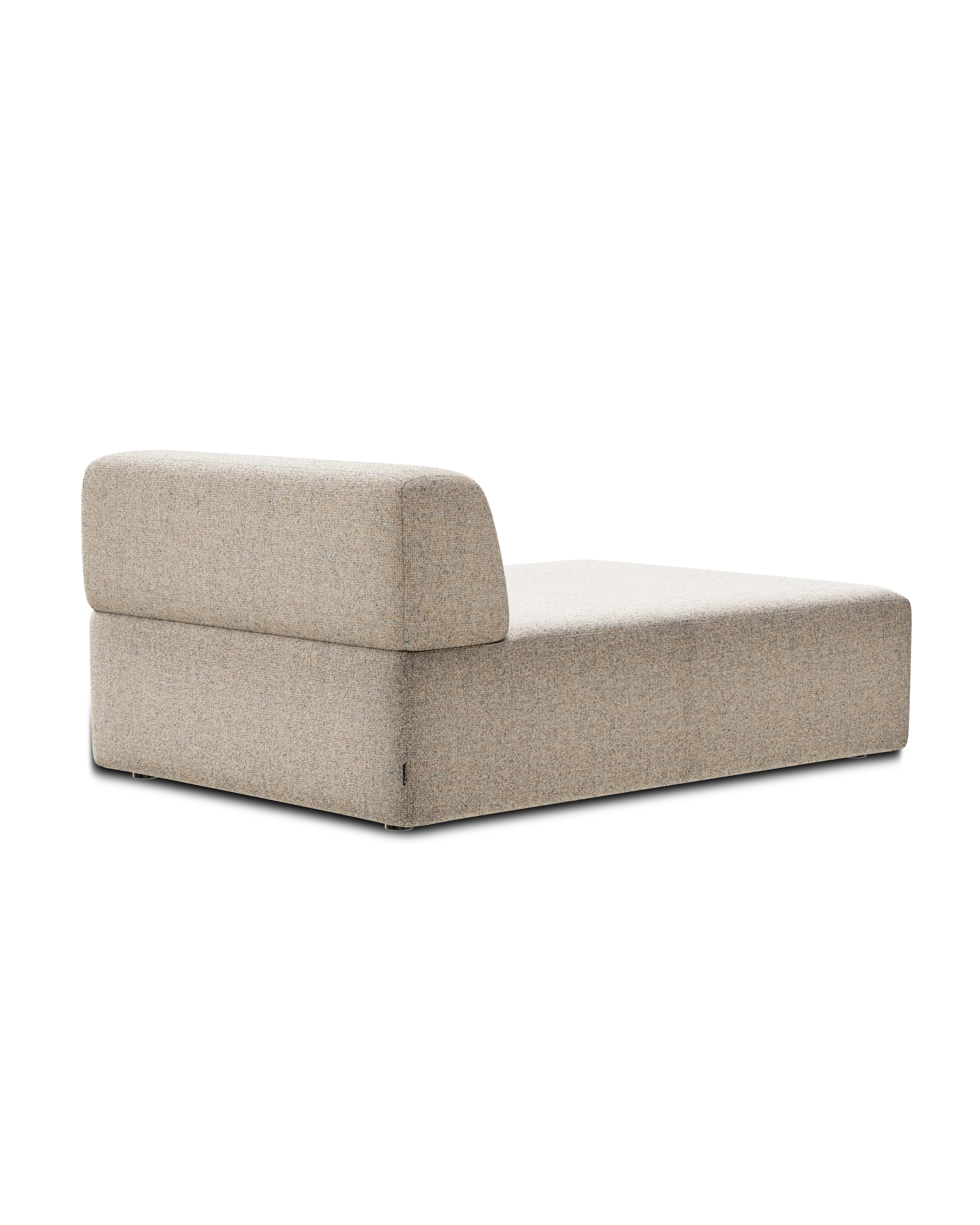 Sofa modułowa UMI - szezlong prawostronny beżowy - Image 4