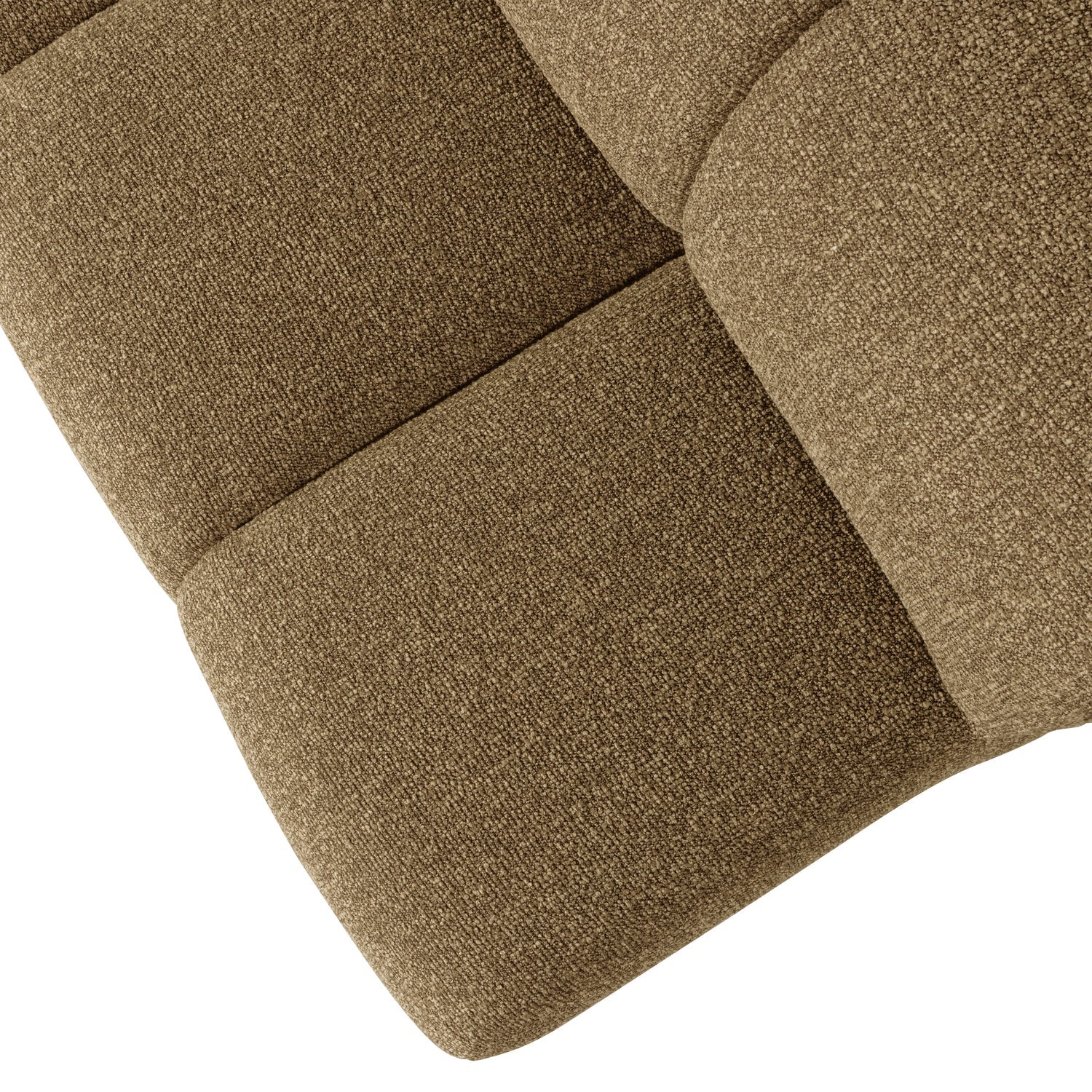 Sofa modułowa MOJO BENCH - element 3-osobowy ciemny miodowy bouclé - Image 4
