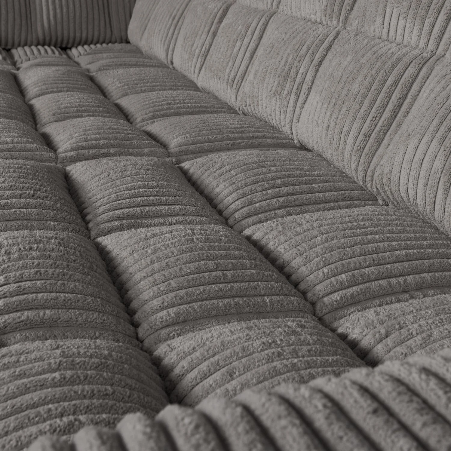 Sofa narożna lewostronna SECOND DATE szary sztruks - Image 4