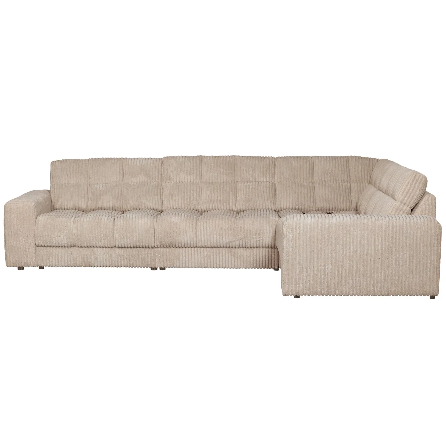 Sofa narożna prawostronna SECOND DATE beżowy sztruks - Image 2