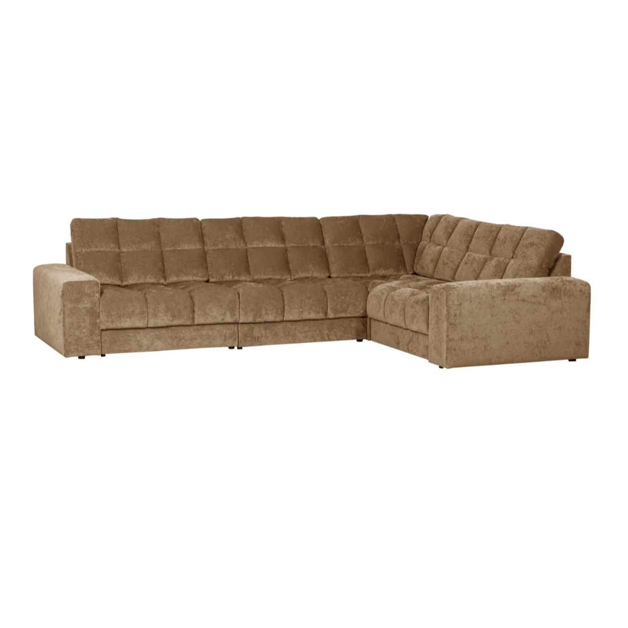 Sofa narożna prawostronna SECOND DATE piaskowy