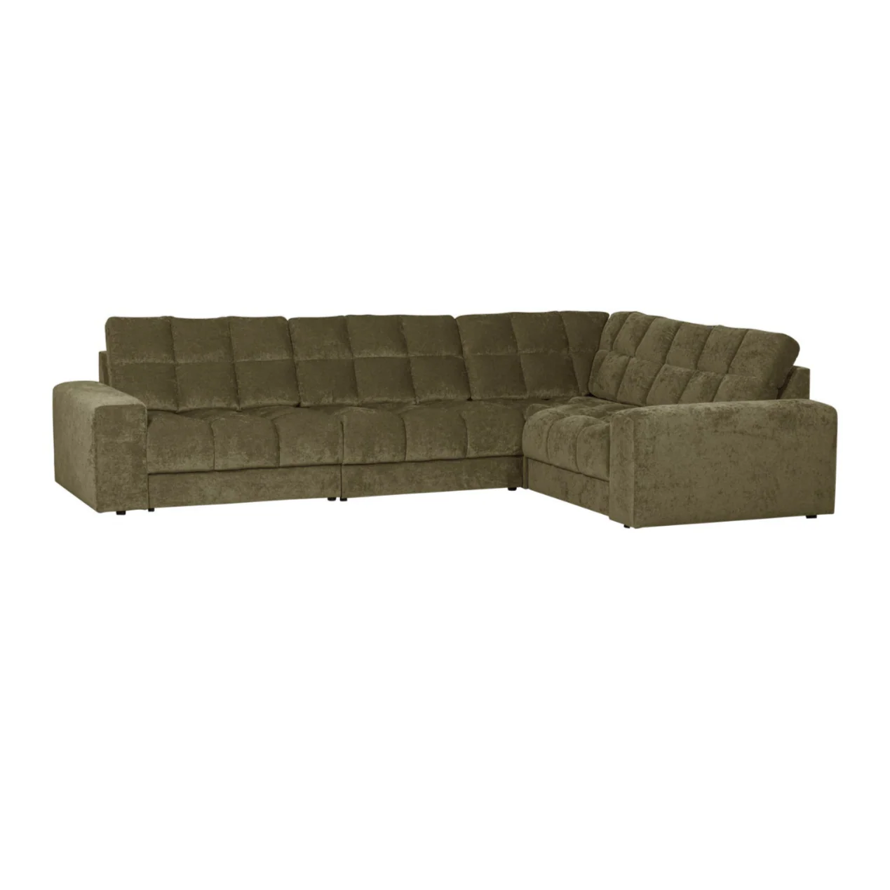 Sofa narożna prawostronna SECOND DATE zielony