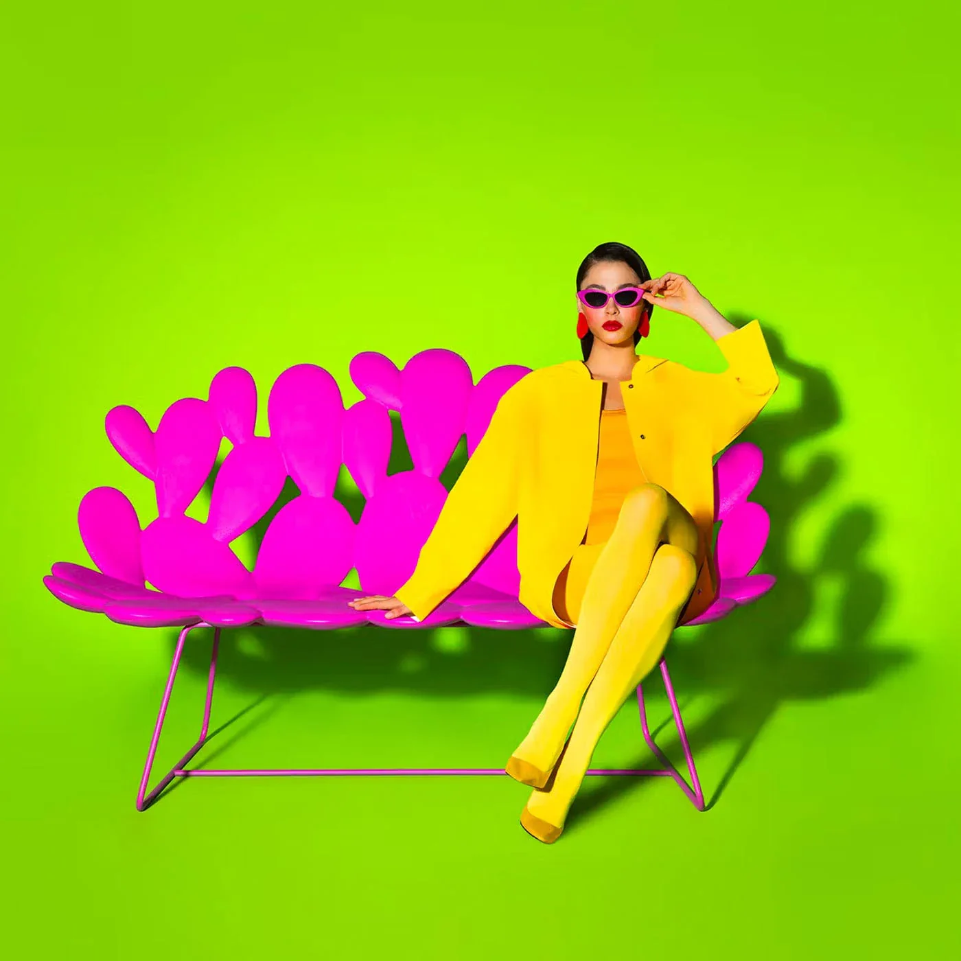 Sofa ogrodowa FILICUDI jasnoróżówy - Image 2