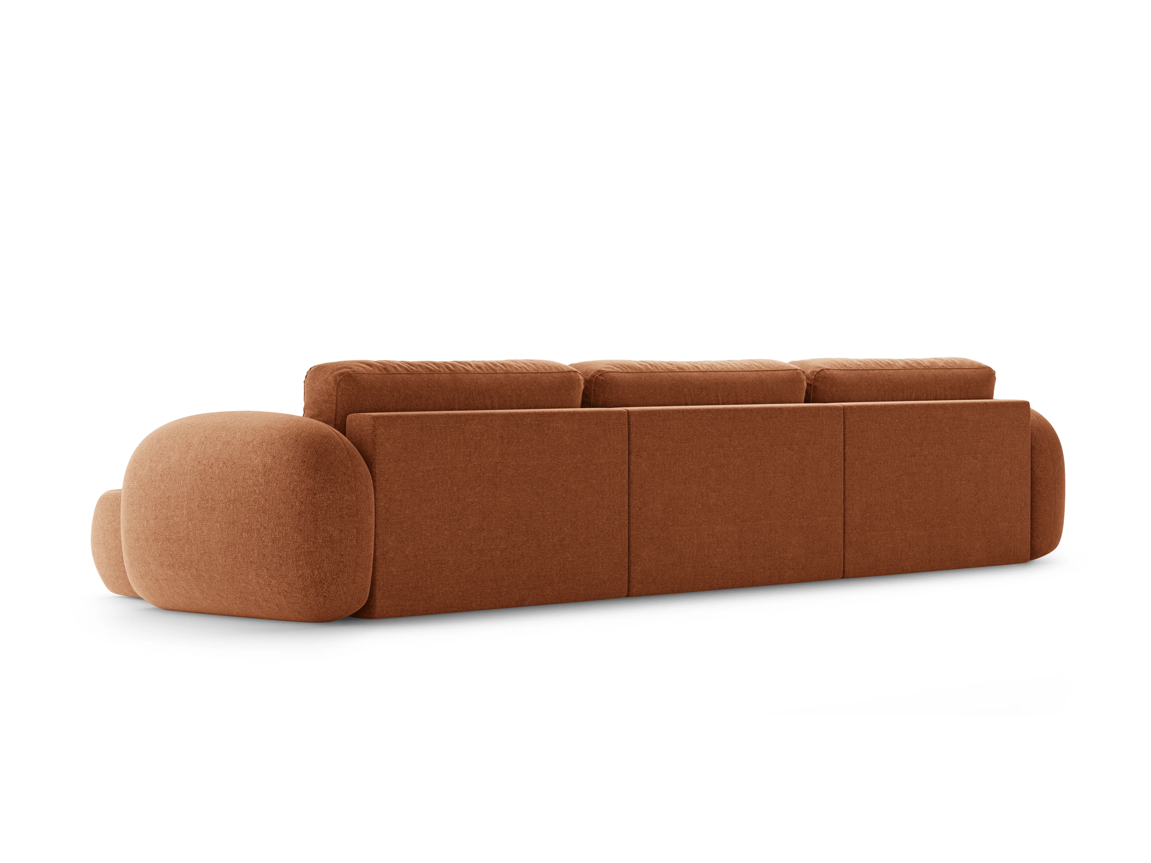Sofa panoramiczna z funkcją spania 5-osobowa TONALE ceglany - Image 5