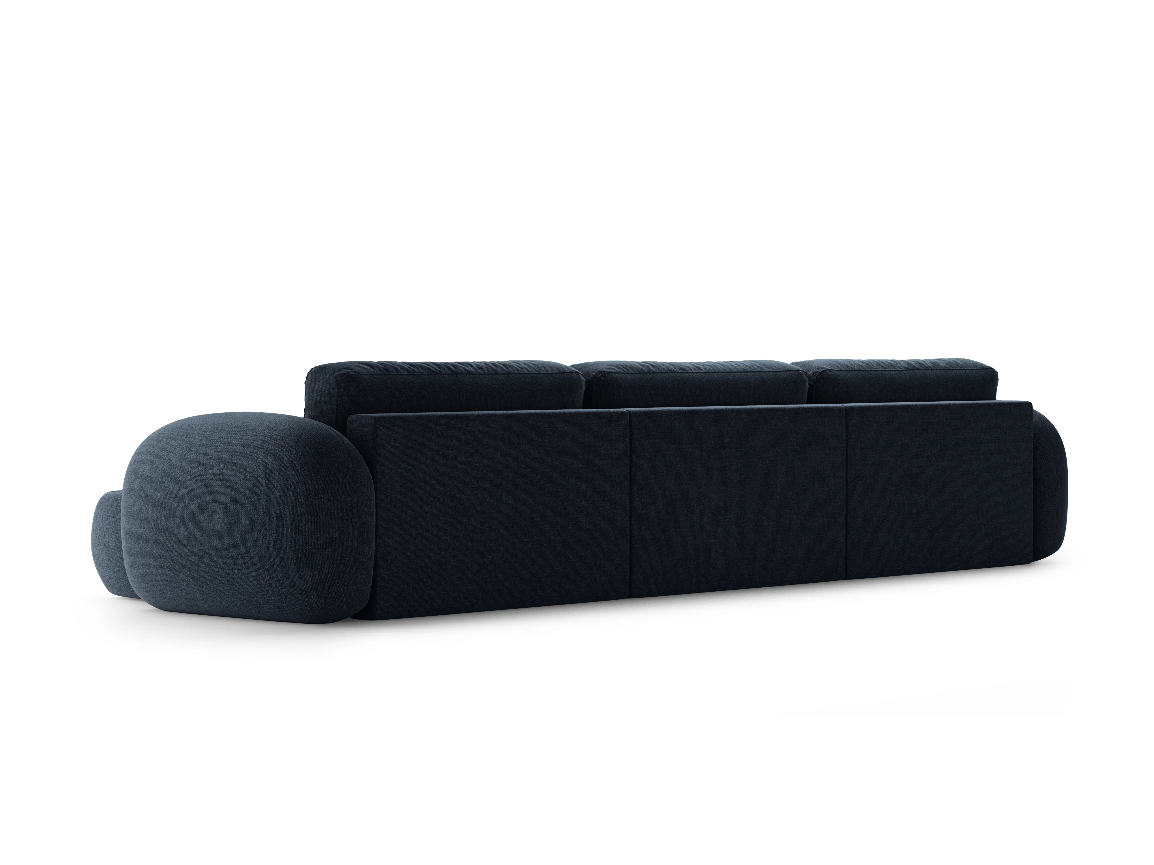 Sofa panoramiczna z funkcją spania 5-osobowa TONALE granatowy - Image 4