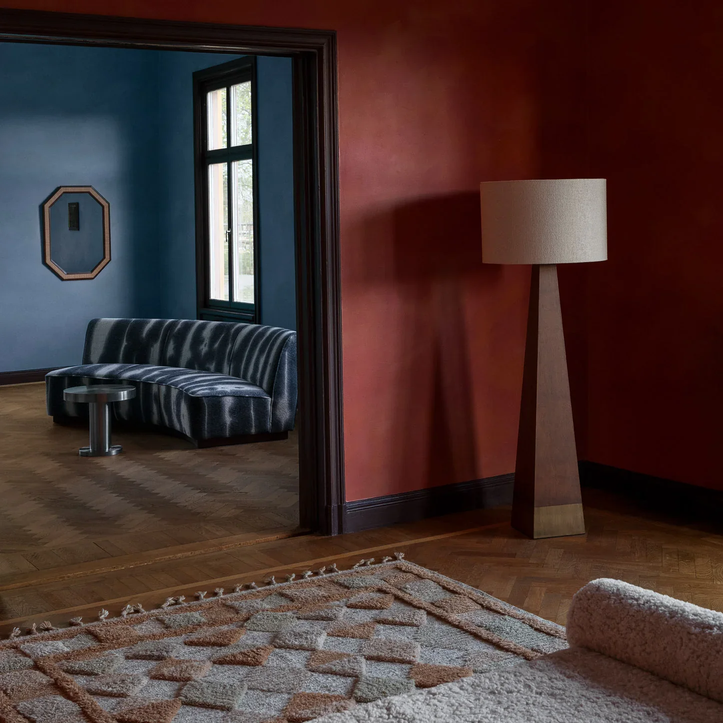 Sofa PARIS niebieski szenil - Image 7