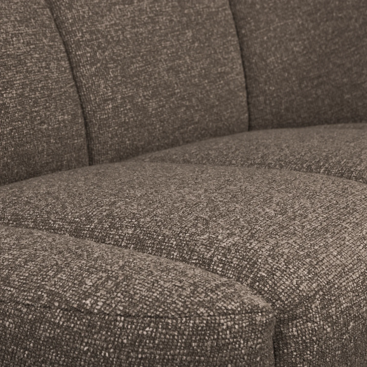Sofa prawostronna 2-osobowa MOJO brązowy melanż boucle - Image 2
