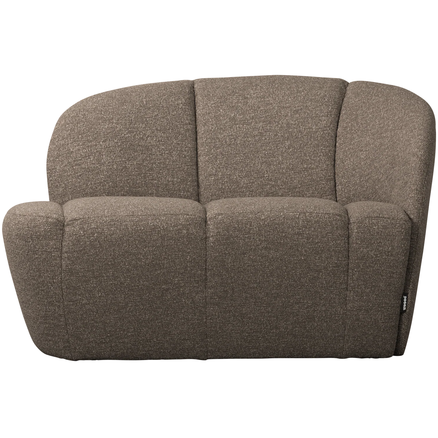Sofa prawostronna 2-osobowa MOJO brązowy melanż boucle - Image 4