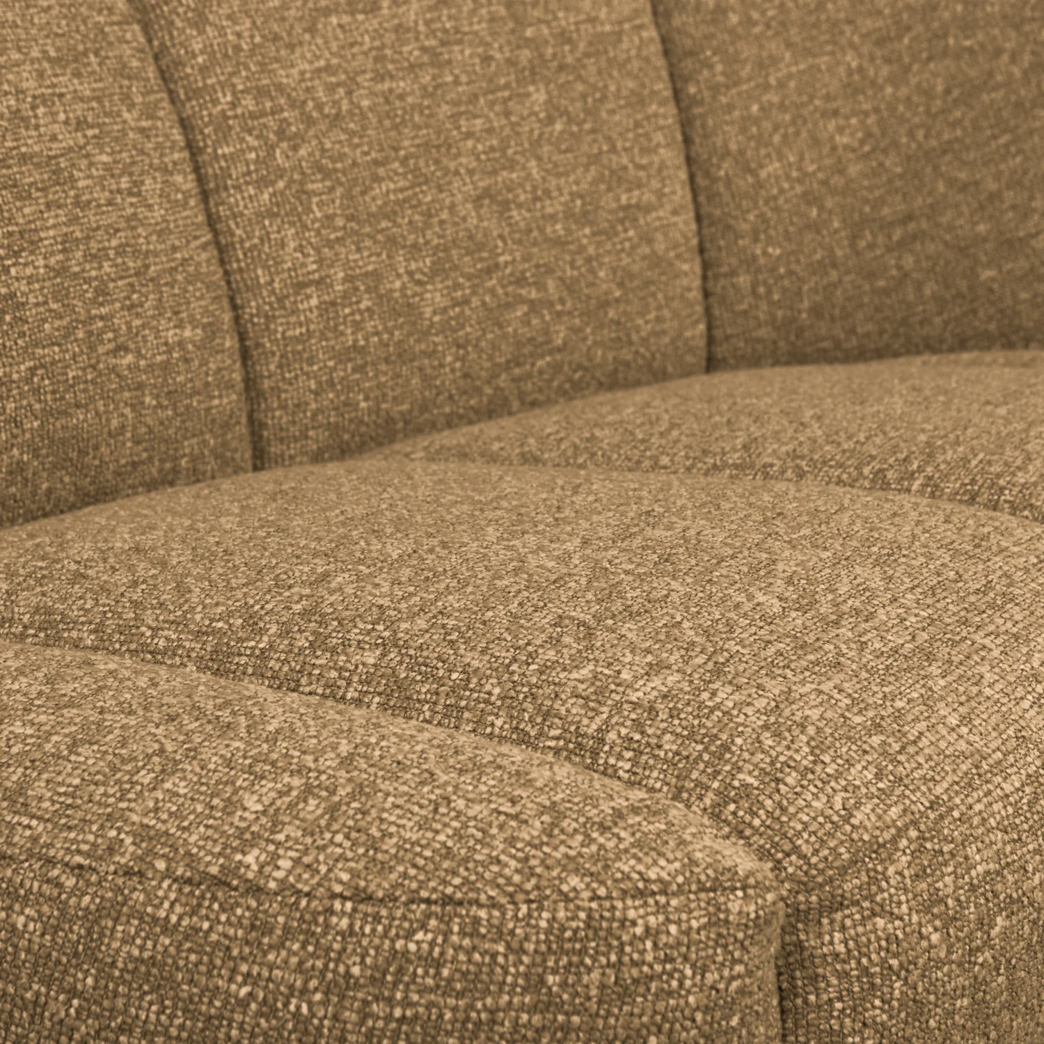 Sofa prawostronna 2-osobowa MOJO miodowy melanż boucle - Image 2