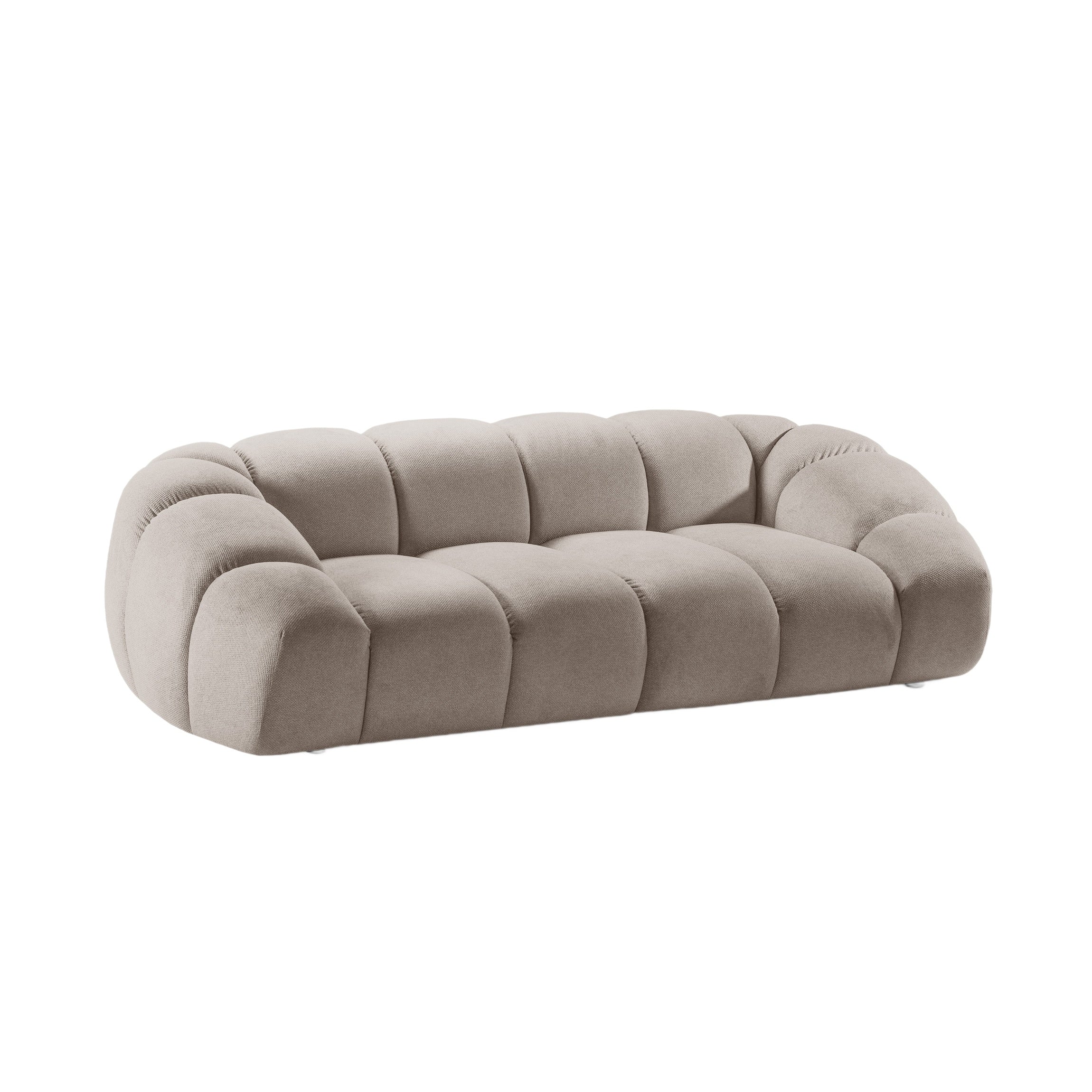 Sofa 3-osobowa DIANA ciemnobeżowy szenil