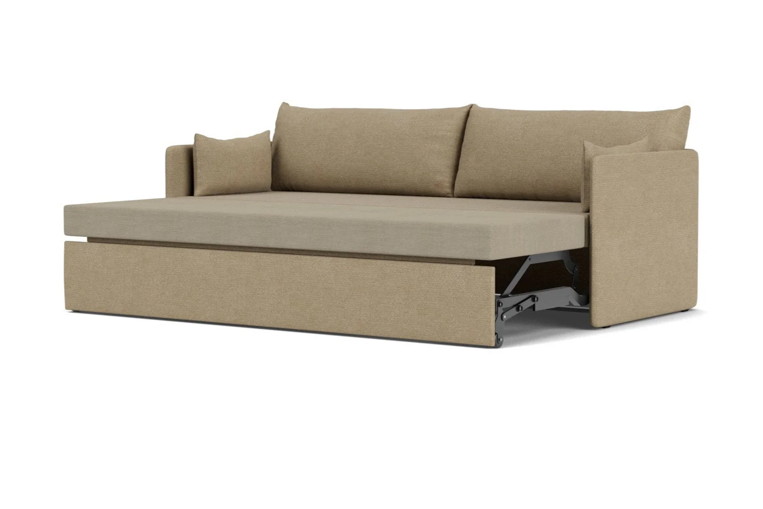 Sofa z funkcją spania 3-osobowa 0FFSET beżowy - Image 4