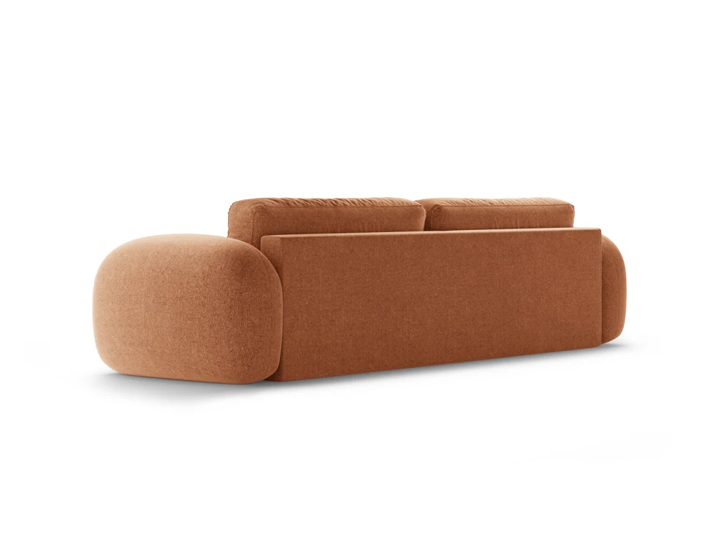 Sofa z funkcją spania 3-osobowa TONALE ceglany - Image 6