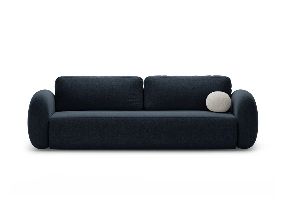 Sofa z funkcją spania 3-osobowa TONALE granatowy - Image 3