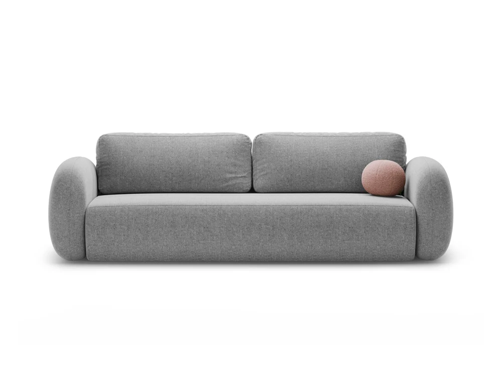Sofa z funkcją spania 3-osobowa TONALE szary - Image 3