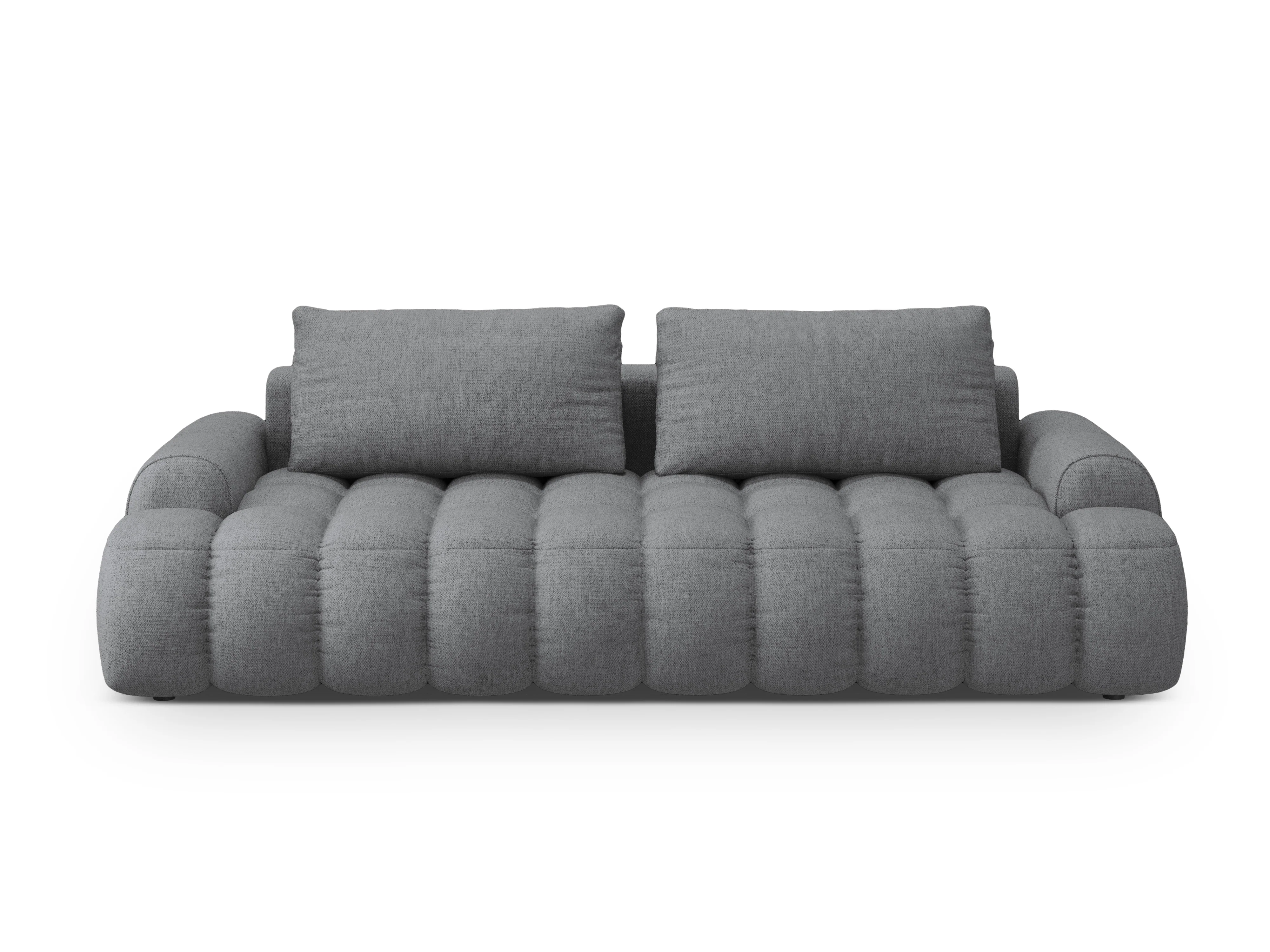 Sofa z funkcją spania 4-osobowa LINZ szary - Image 3
