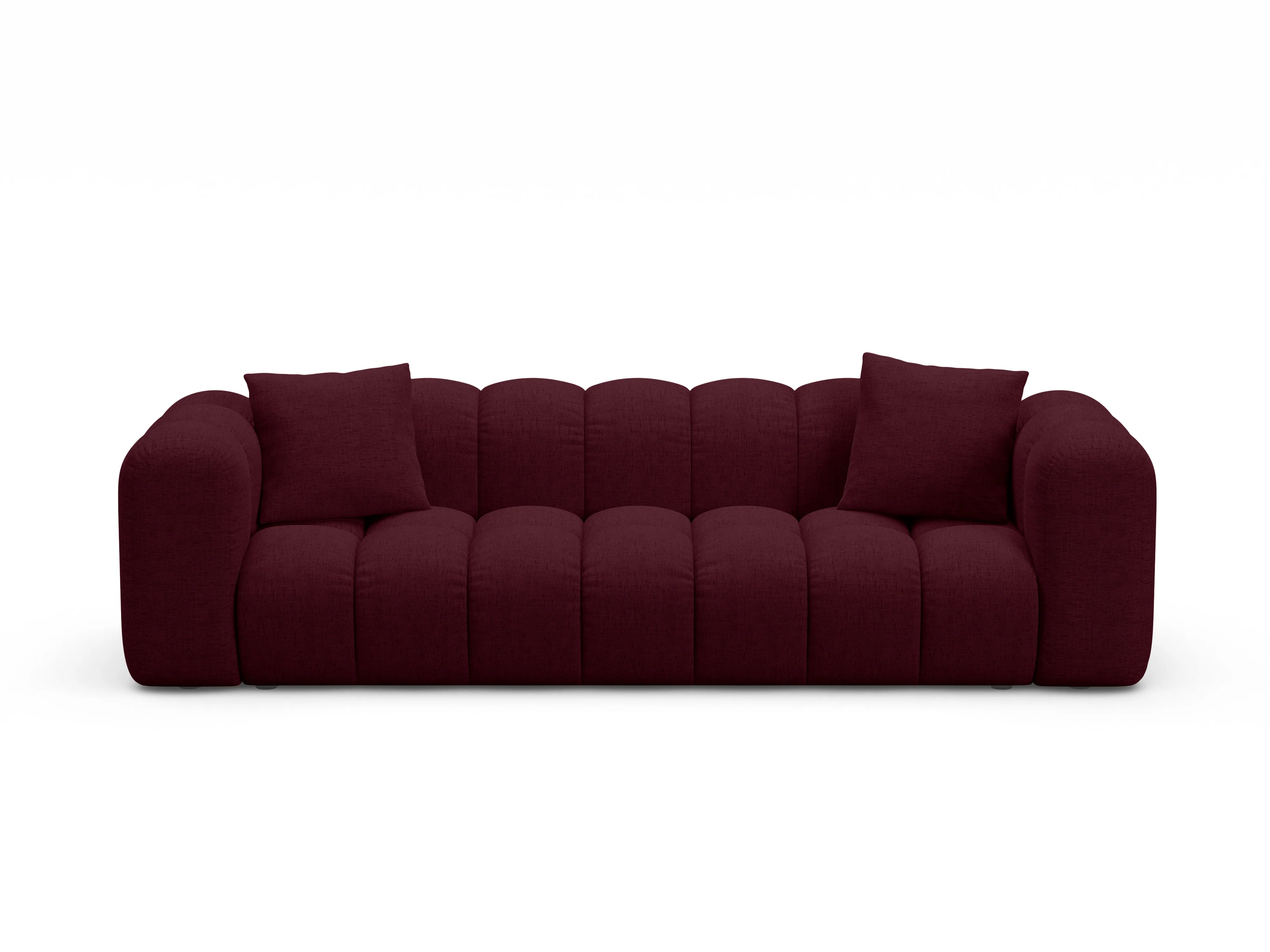 Sofa z funkcją spania ASTRO burgundowy szenil - Image 2