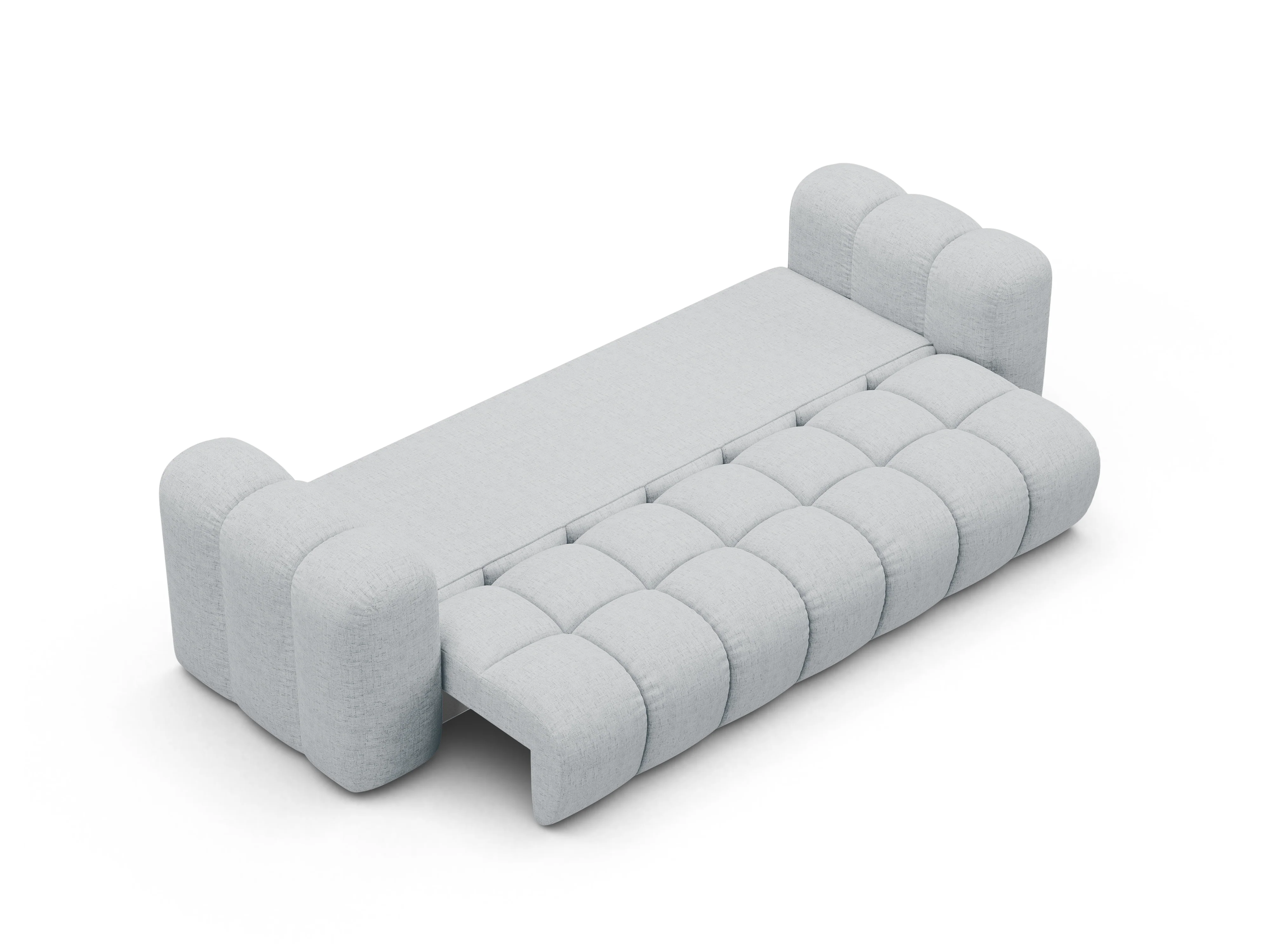 Sofa z funkcją spania ASTRO jasnoszary szenil - Image 3