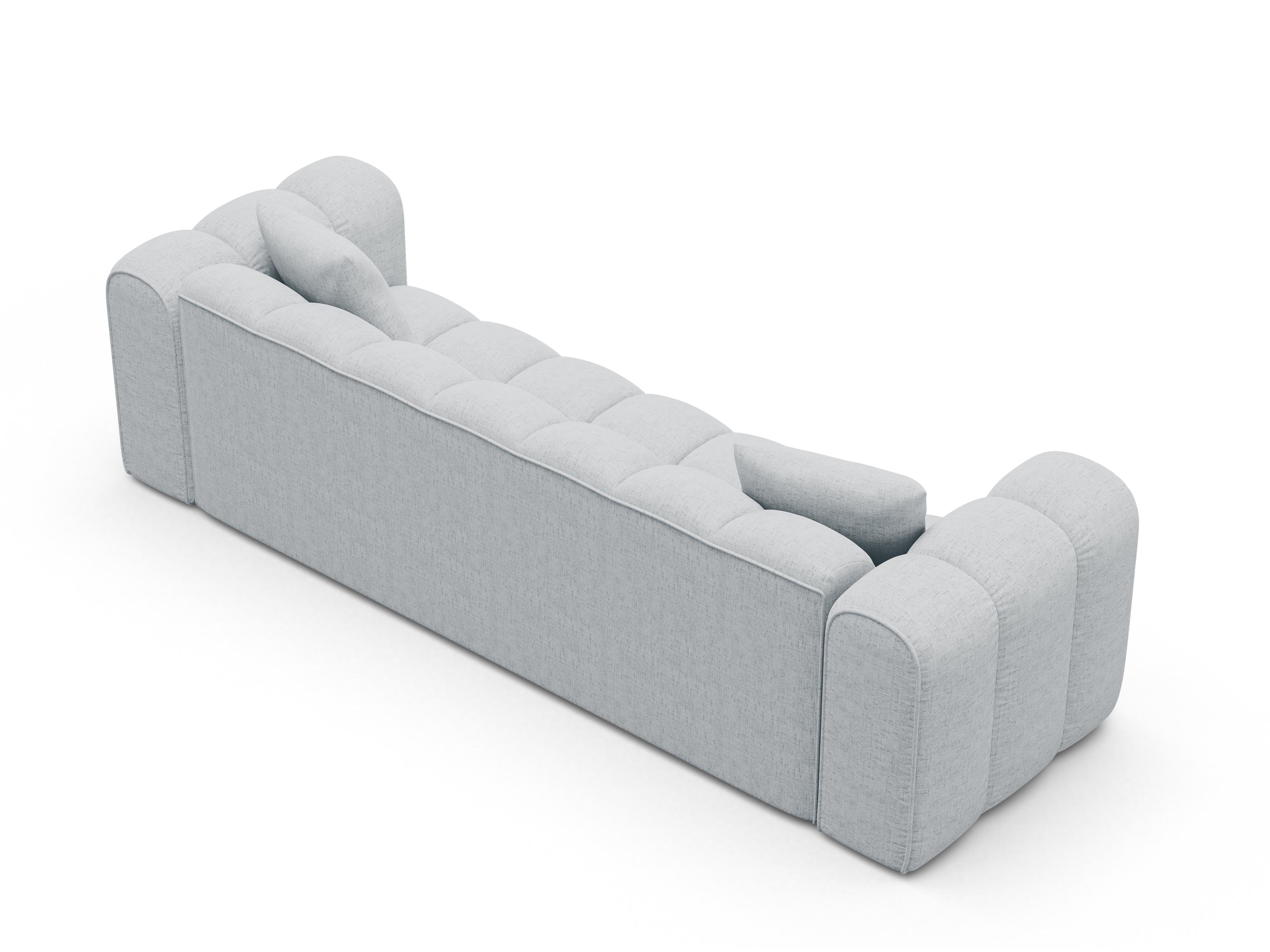 Sofa z funkcją spania ASTRO jasnoszary szenil - Image 5