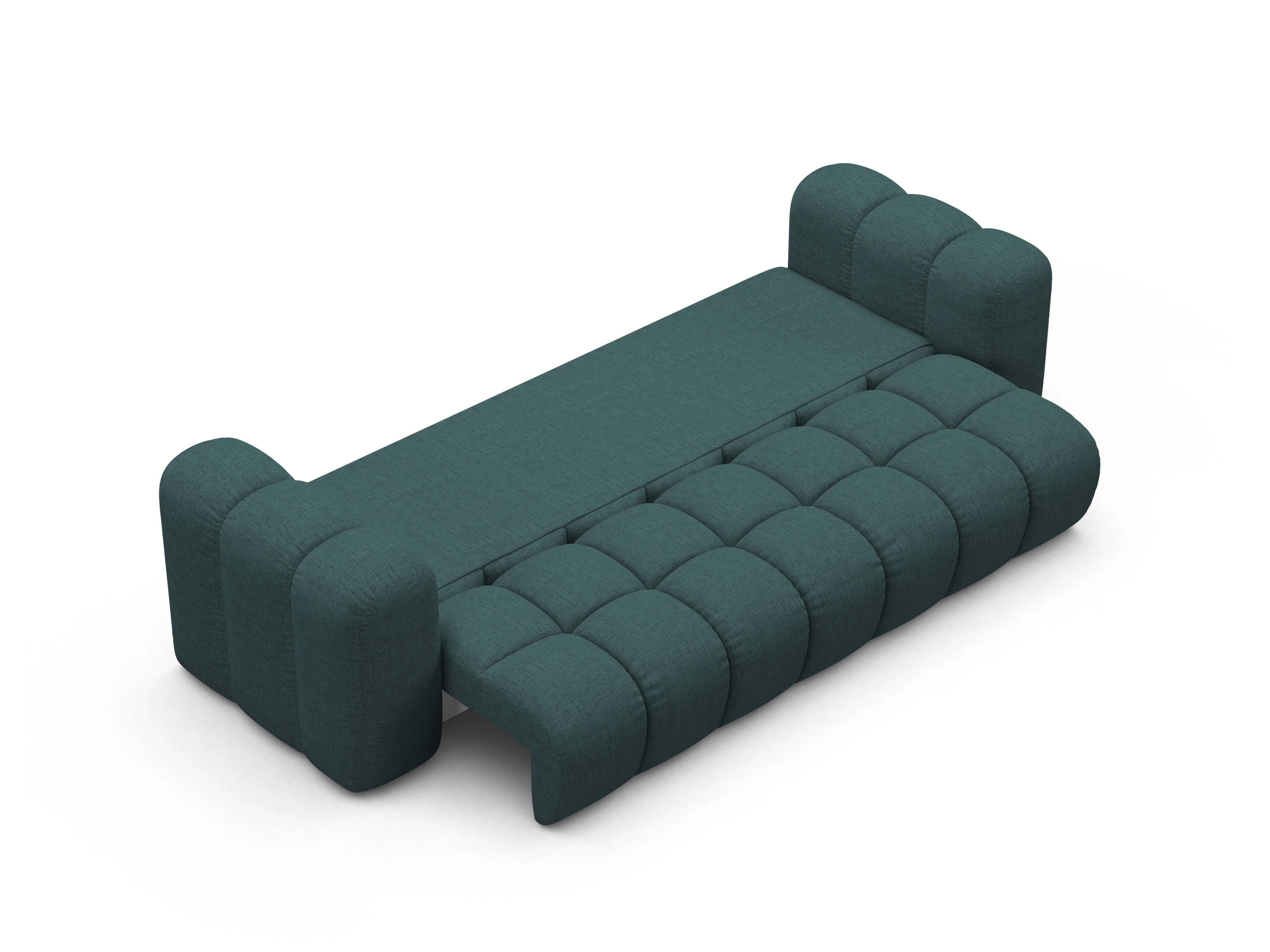 Sofa z funkcją spania ASTRO turkusowy szenil - Image 3