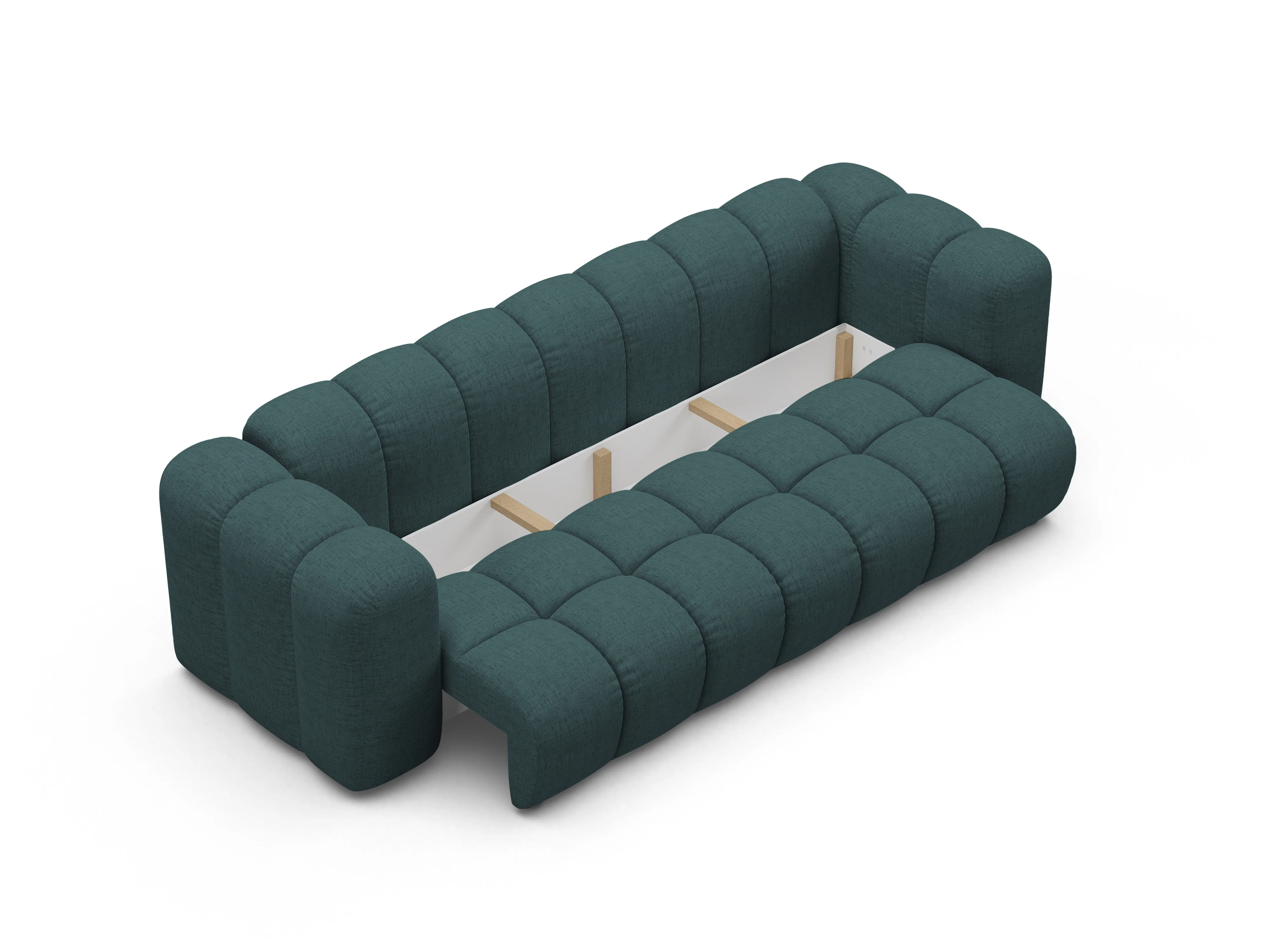 Sofa z funkcją spania ASTRO turkusowy szenil - Image 4
