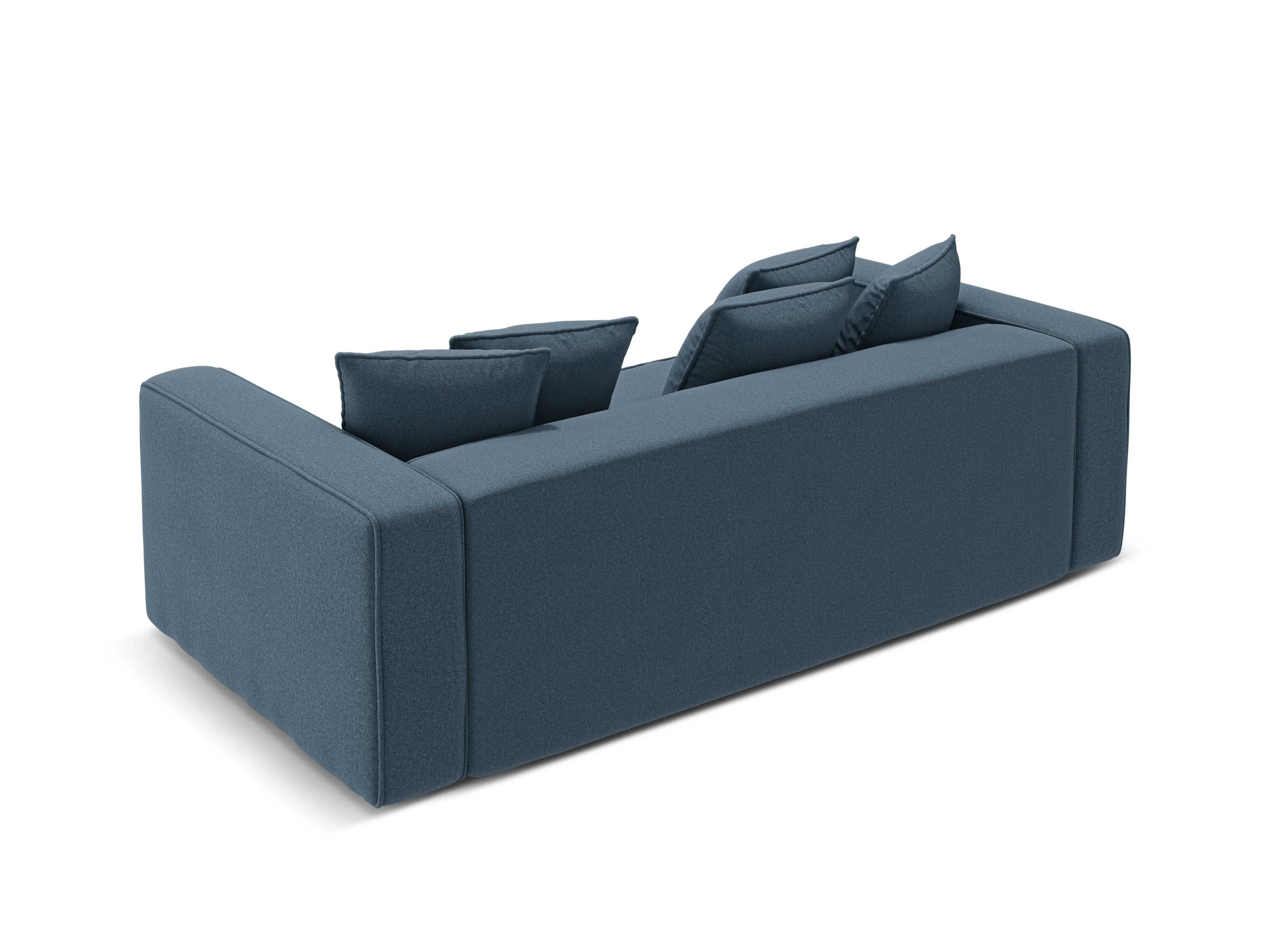 Sofa z funkcją spania RIBES dżinsowy niebieski szenil - Image 7