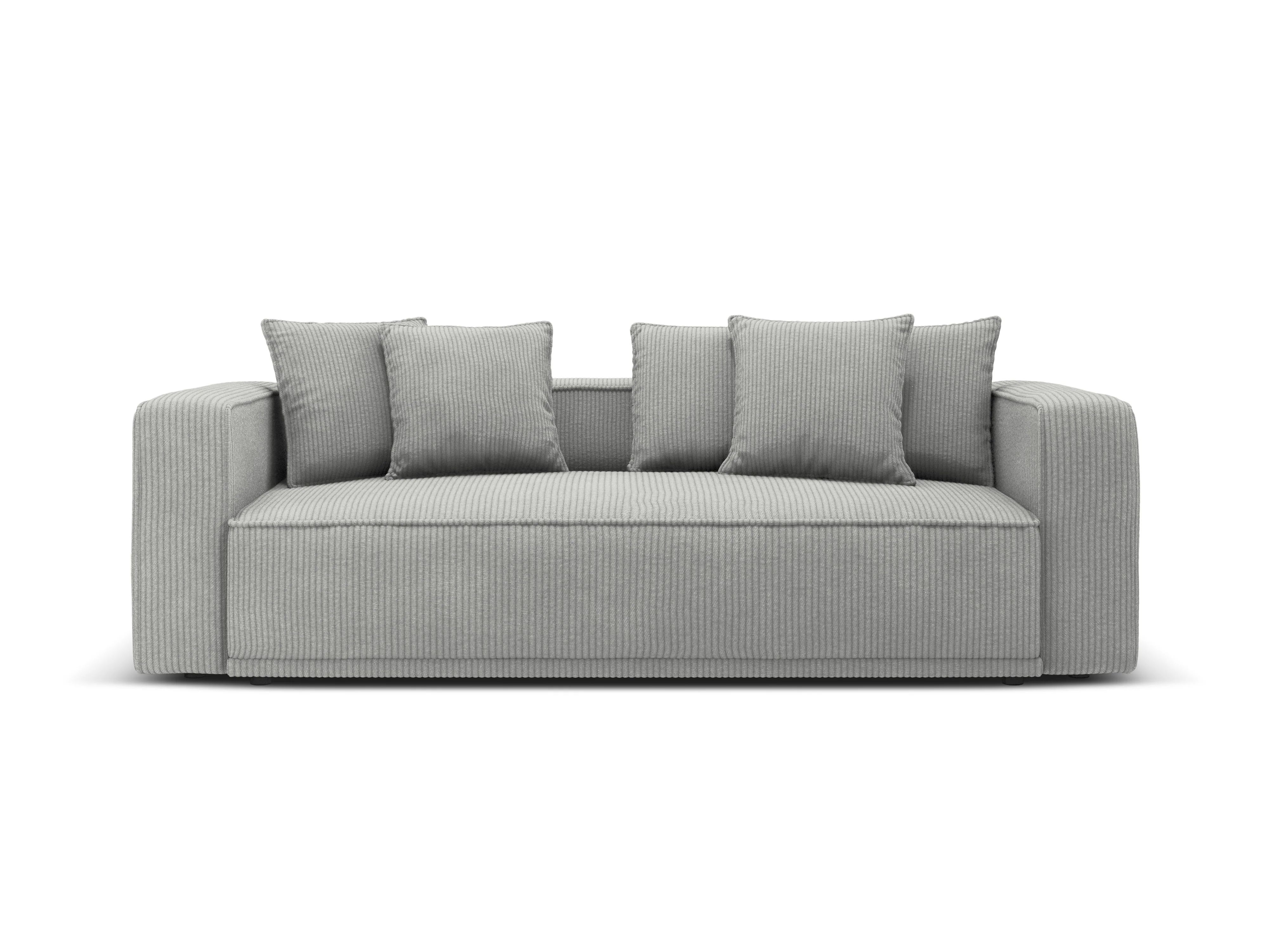 Sofa z funkcją spania RIBES szary sztruks - Image 3