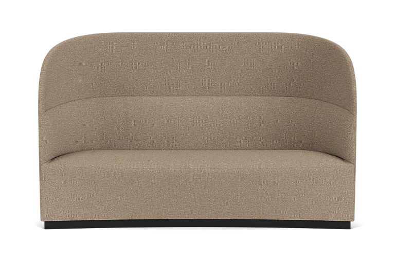 Sofa z wysokim oparciem TEAROOM brązowy