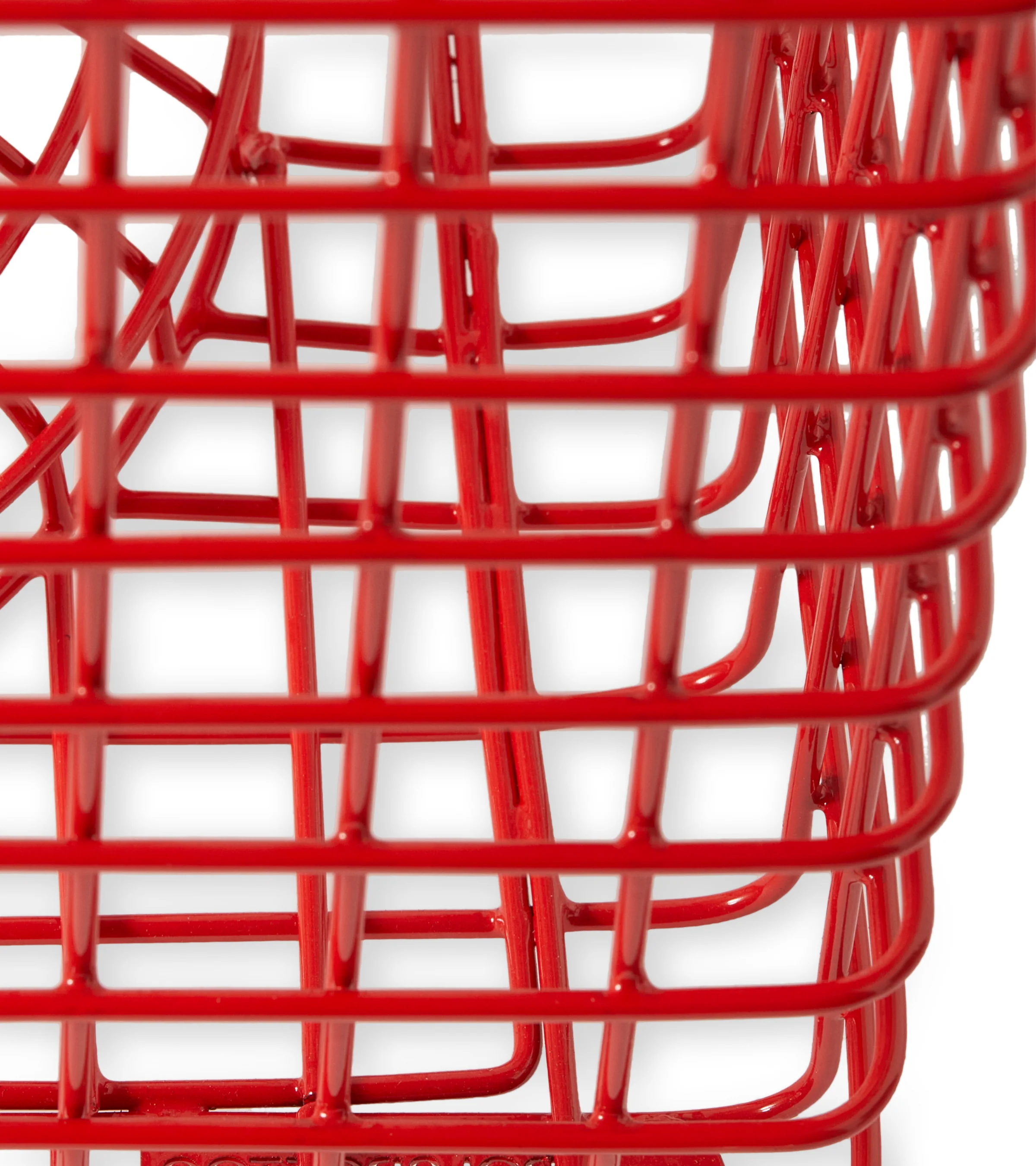 Stołek dekoracyjny ZIG ZAG WIRE czerwony - Image 6
