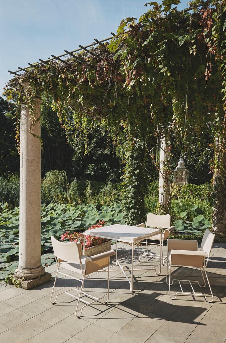 Stół ogrodowy TROPIQUE biała stal - Image 9