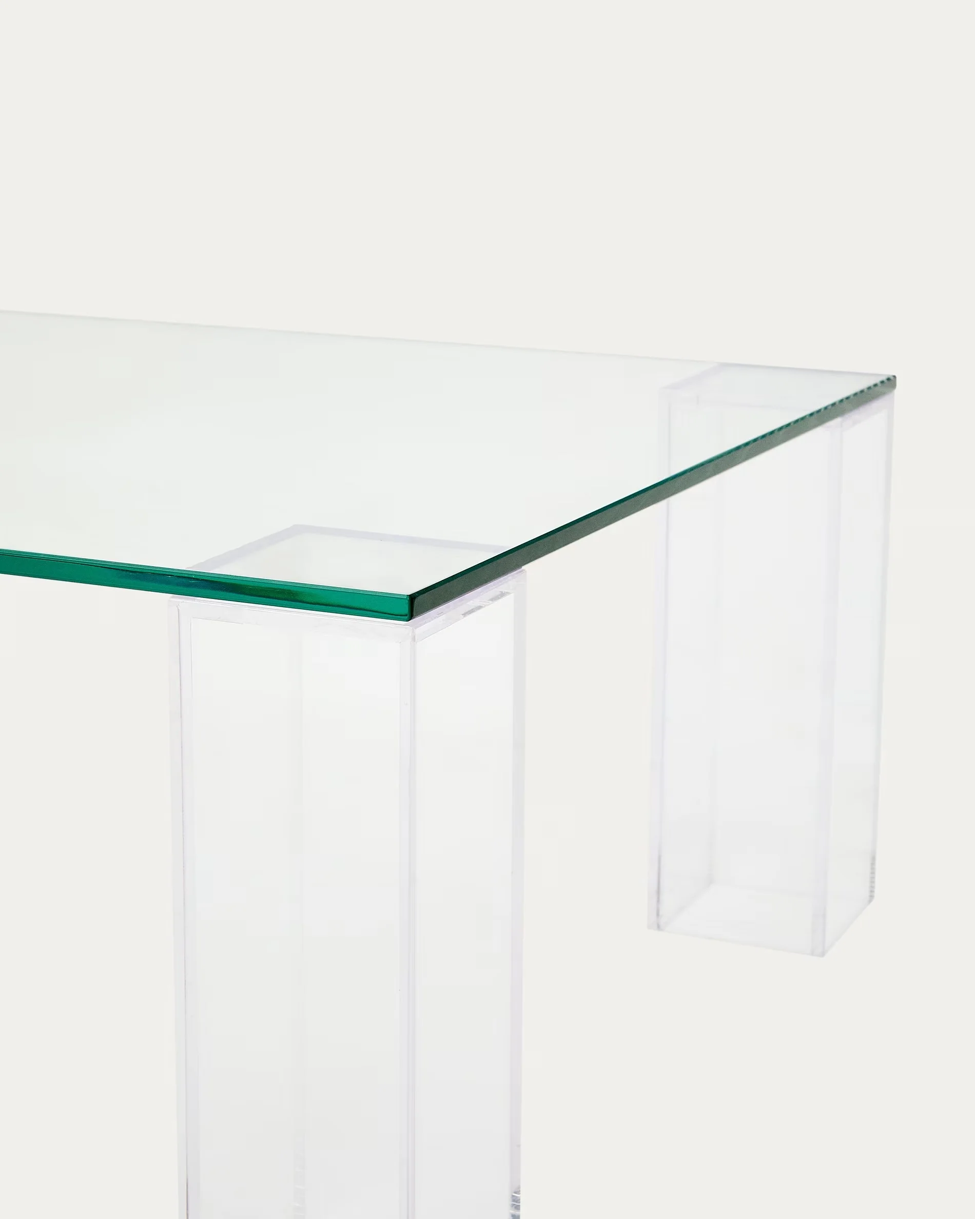 Stolik kawowy ADULARIA transparentne szkło hartowane - Image 6