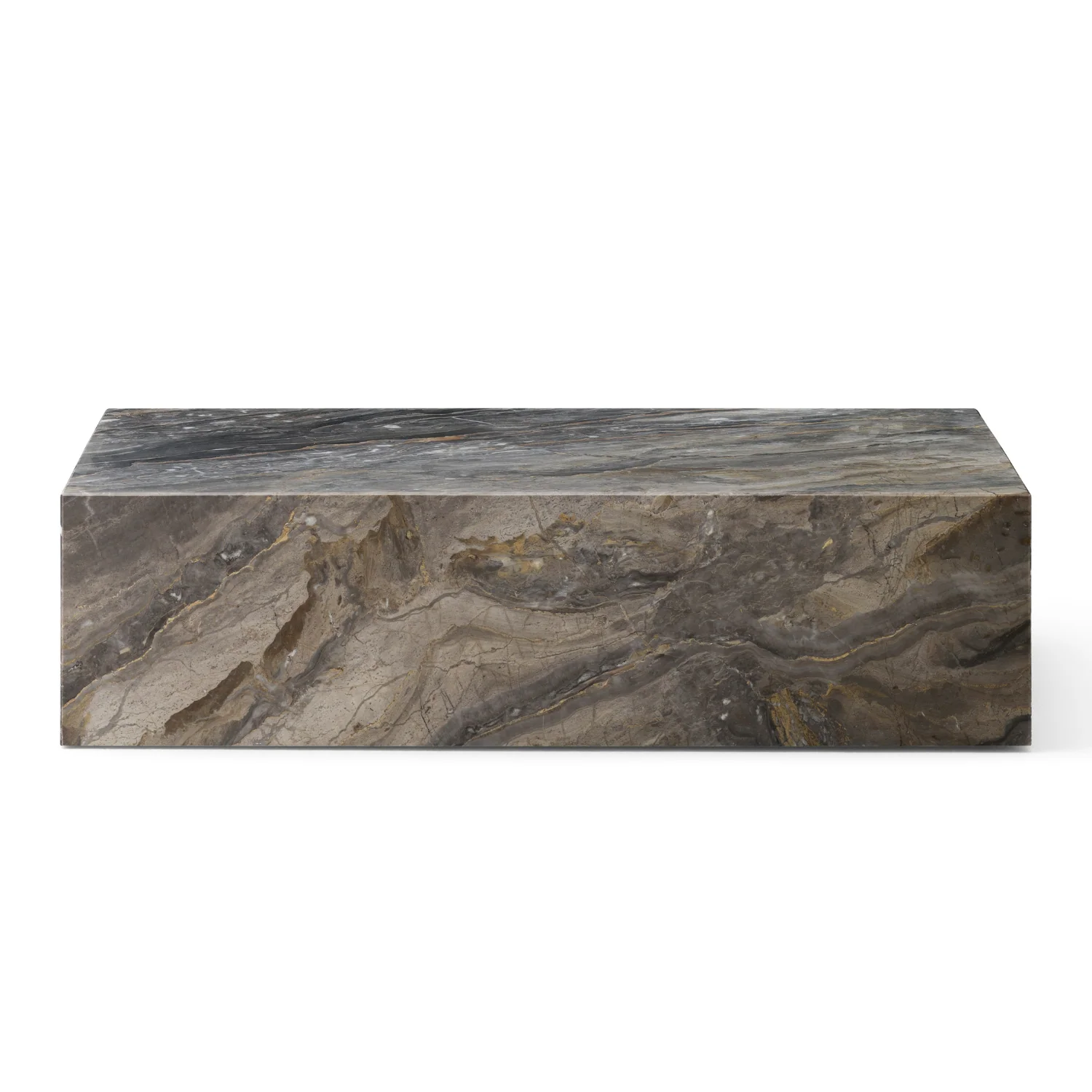 Stolik kawowy PLINTH szary marmur - Image 3
