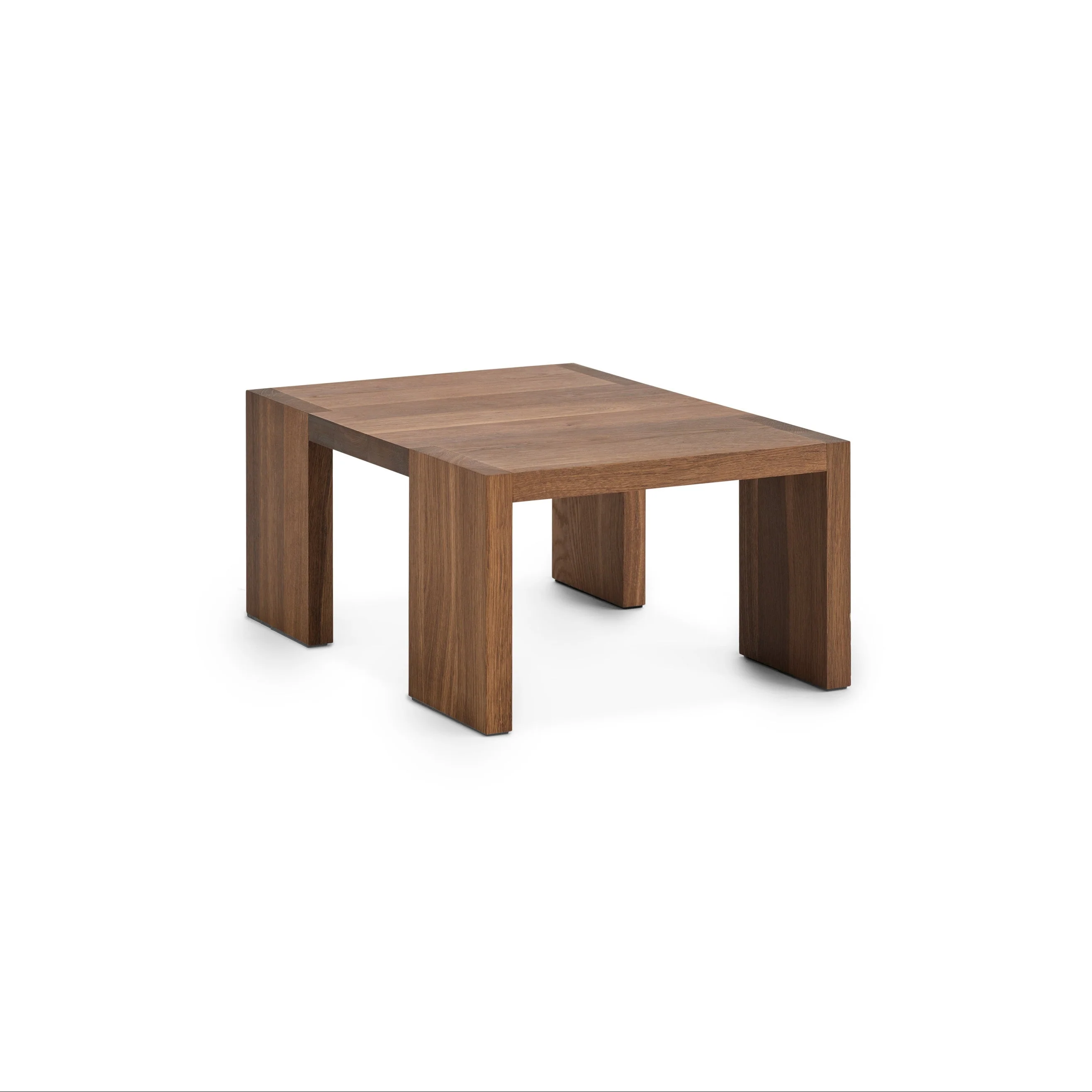 Stolik kawowy TENON ciemne drewno dębowe - Image 3