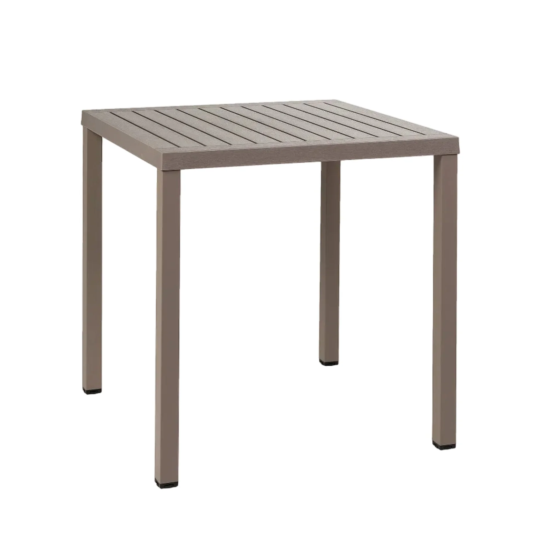 Stolik zewnętrzny kwadratowy CUBE taupe
