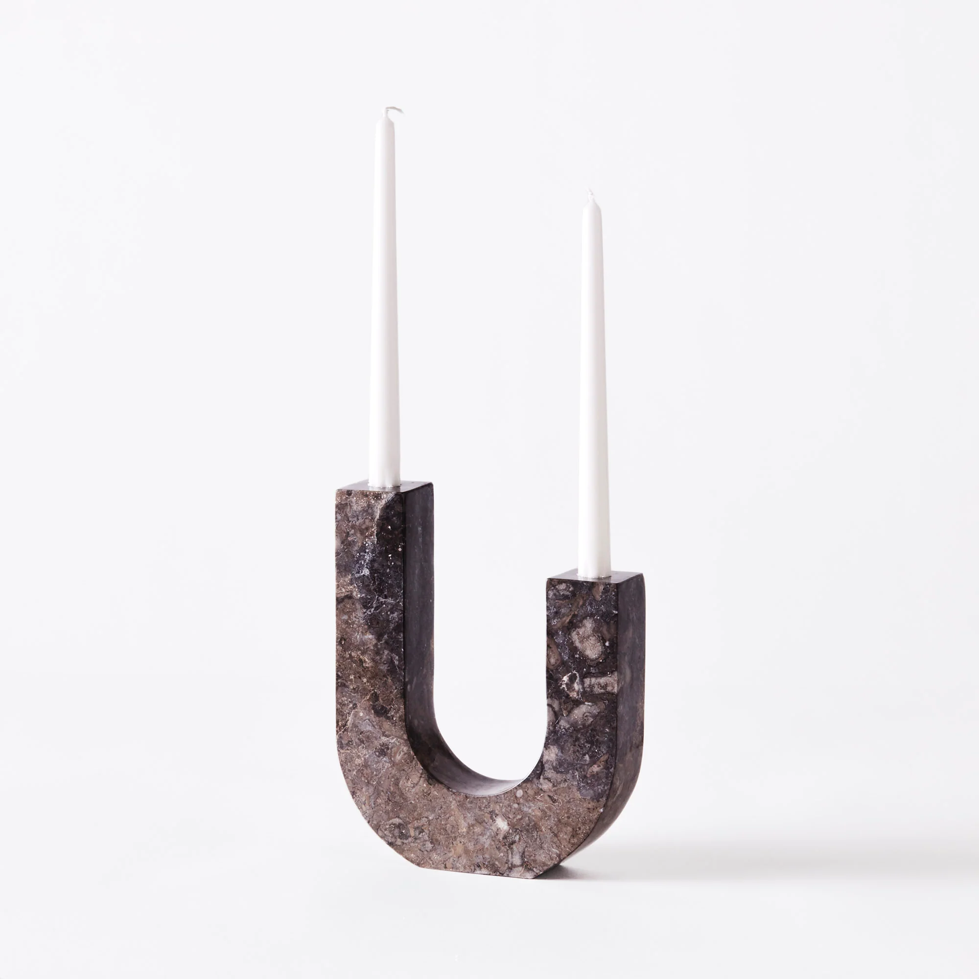 Świecznik ARCO szary marmur - Image 4