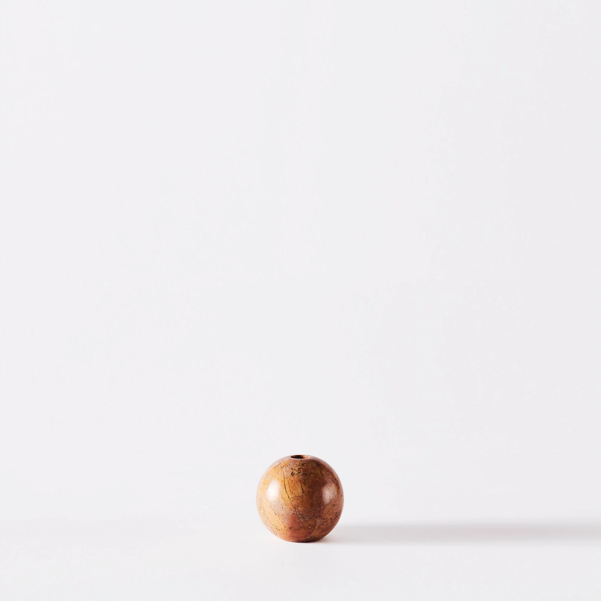 Świecznik SPHERE pomarańczowy marmur - Image 7